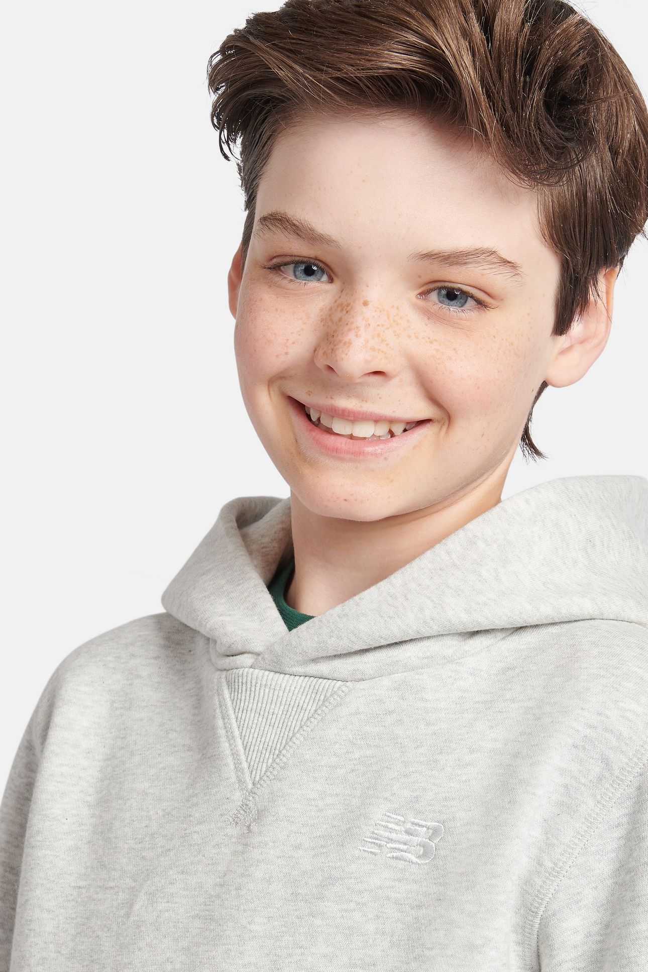 GRADE BOYS BRUSH BACK SMALL LOGO HOODIE 6