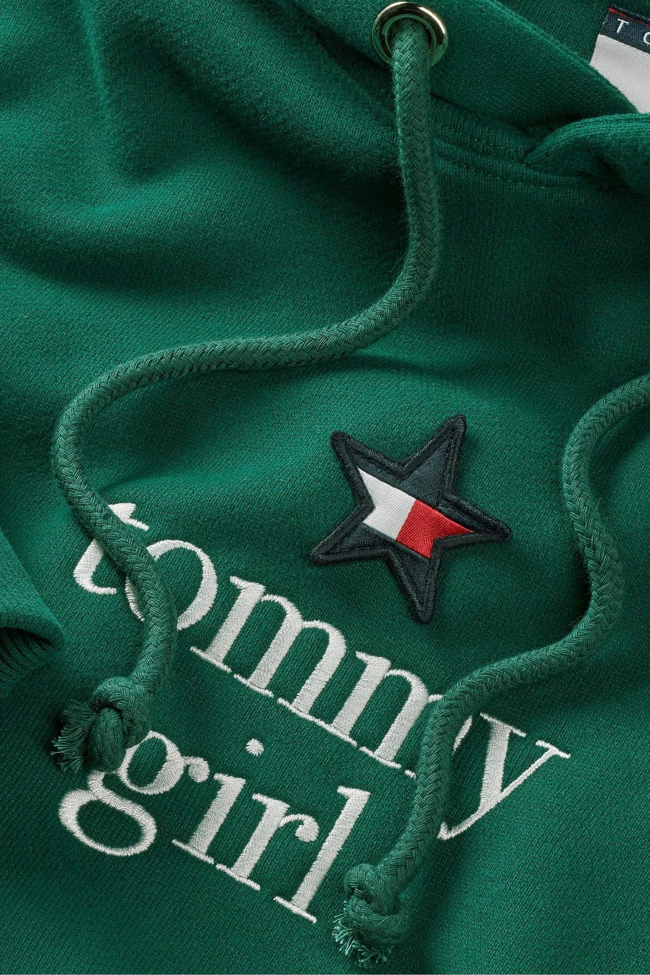 UNISEX TG STAR GRAPHIC HOODIE ORNAMENTAL GREEN 3