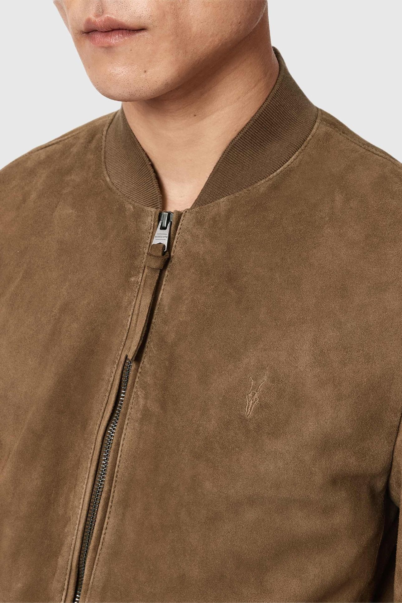 MORTEN SUEDE BOMBER KAROO BROWN 8