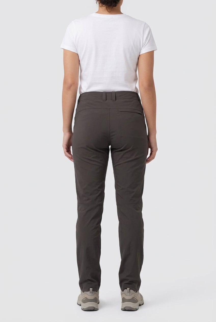 UTNE V5 W PANTS SOLID CHARCOAL 2