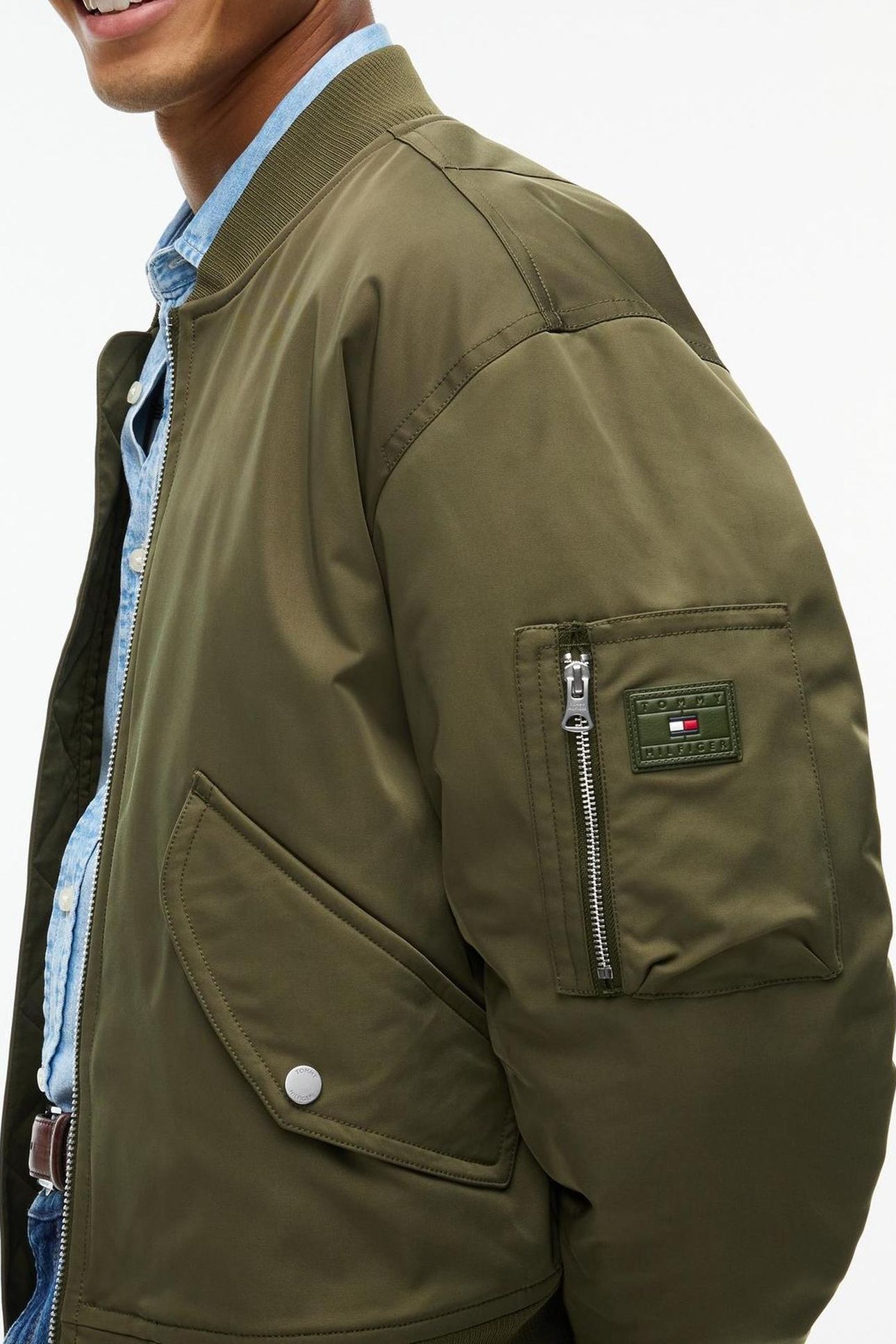 PADDED BOMBER JACKET GREEN 6