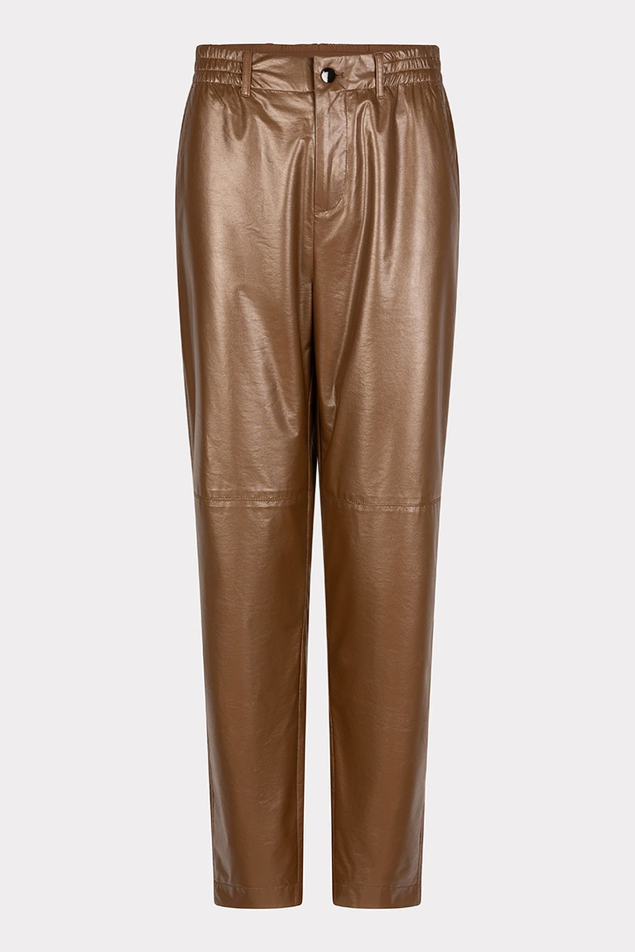 TROUSERS METALLIC PU BRONZE METALLIC 5