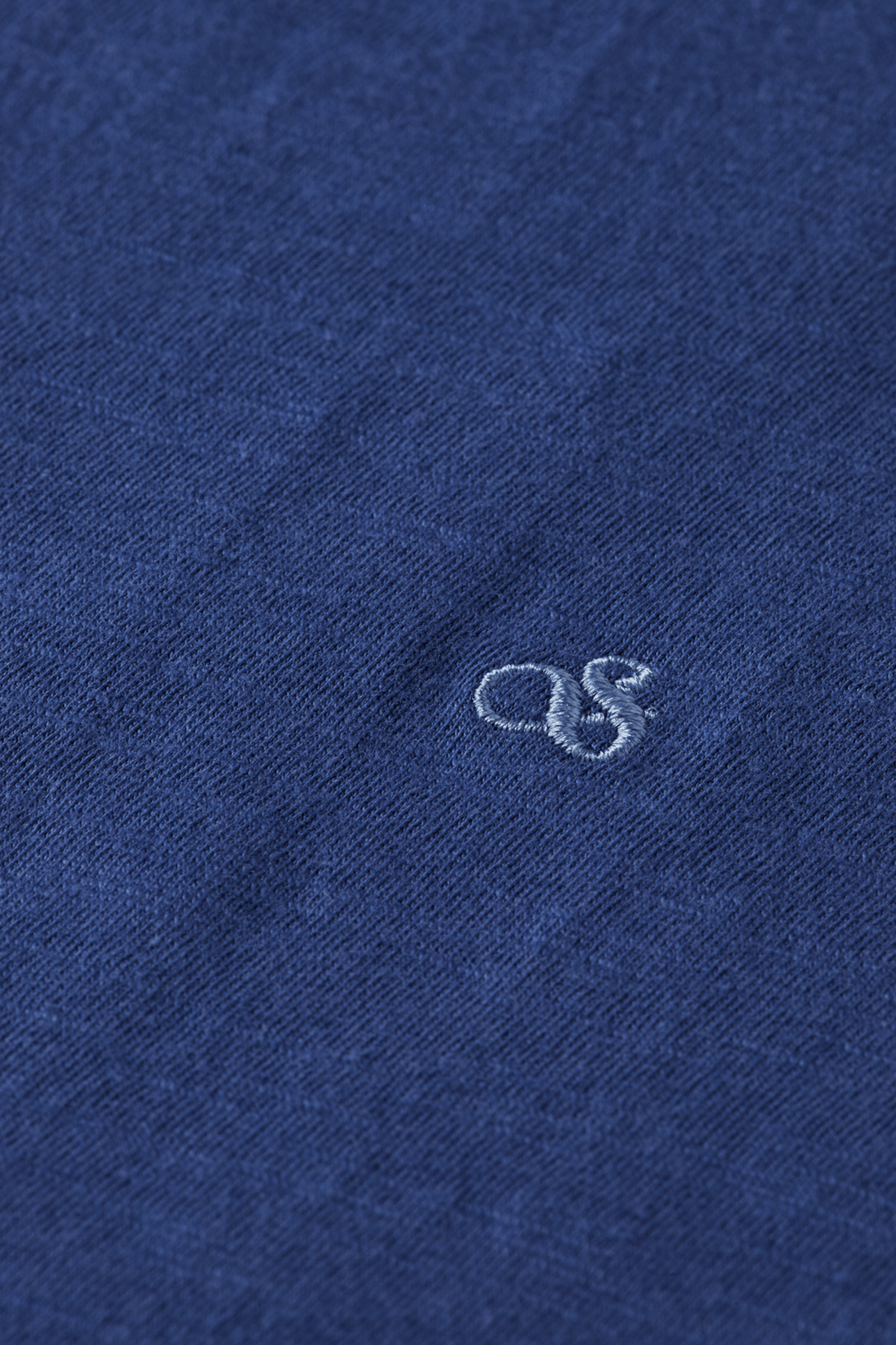 V-NECK T-SHIRT WITH AMPERSAND EMBROIDERY OCEANA 7