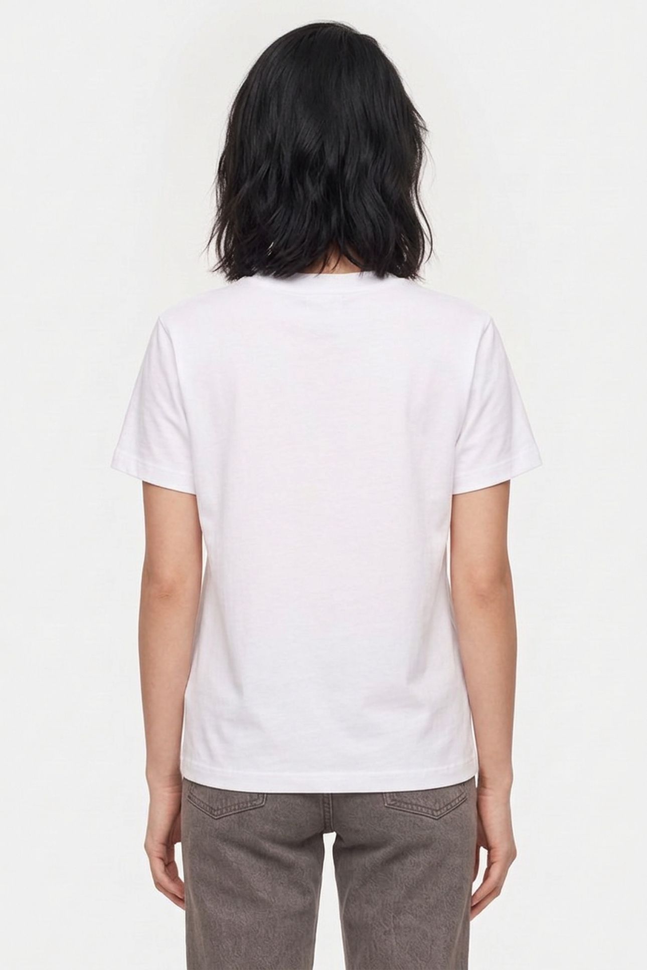 UNISEX T-SHIRT SHORT SLEEVE CAPERS WHITE 5