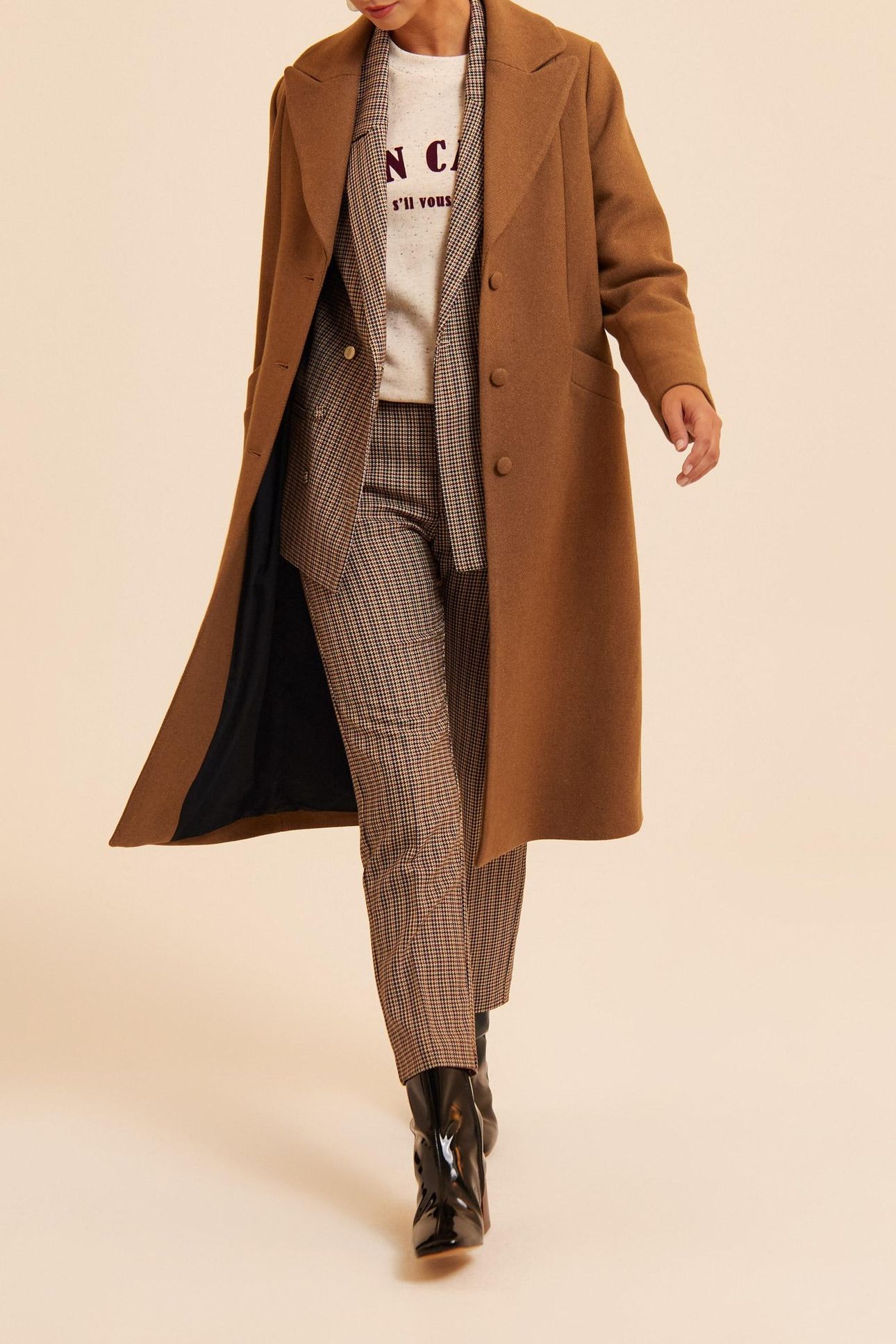 CAMEL LONG COAT 3
