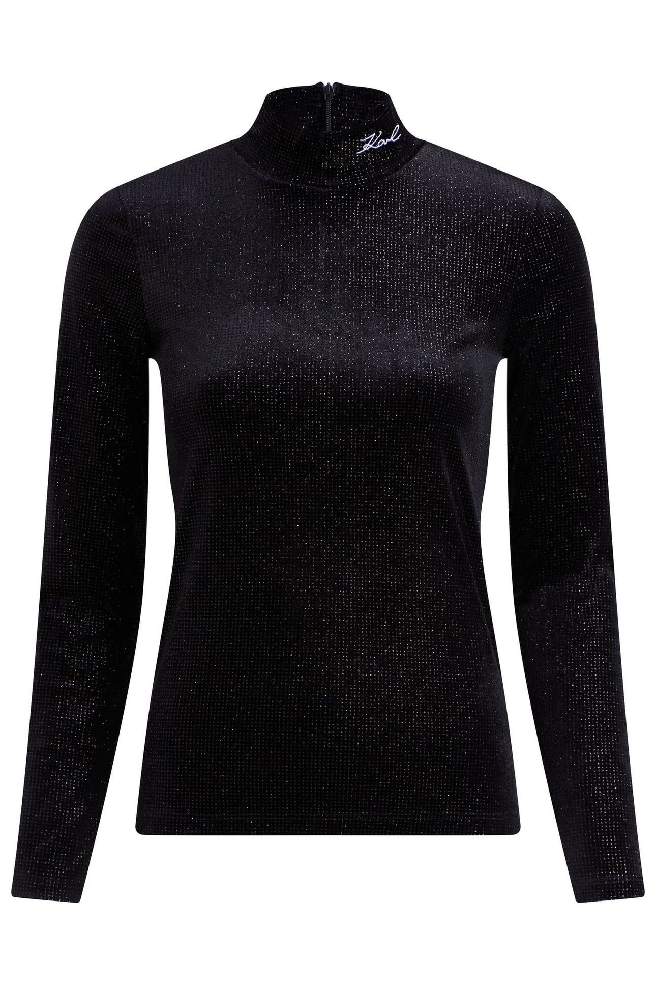 SPARKLE VELVET LONGSLEEVE BLACK 4
