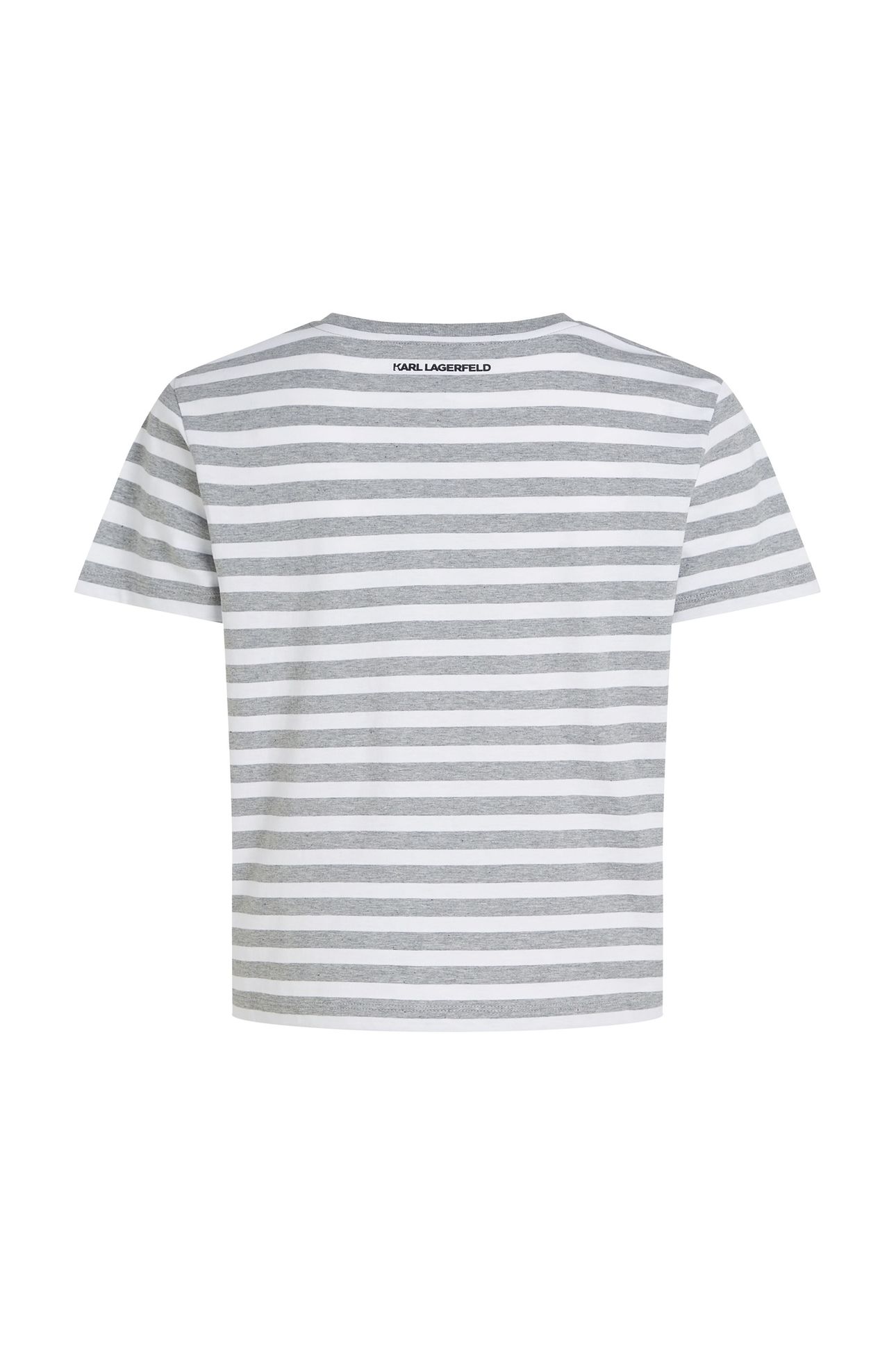 IKON STRIPE T-SHIRT WHITE-GREY-STRIPE 5