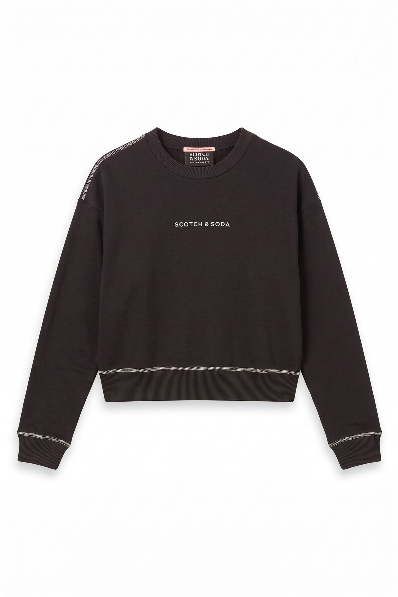 CHEST ARTWORK SWEATSHIRT BLACK 3