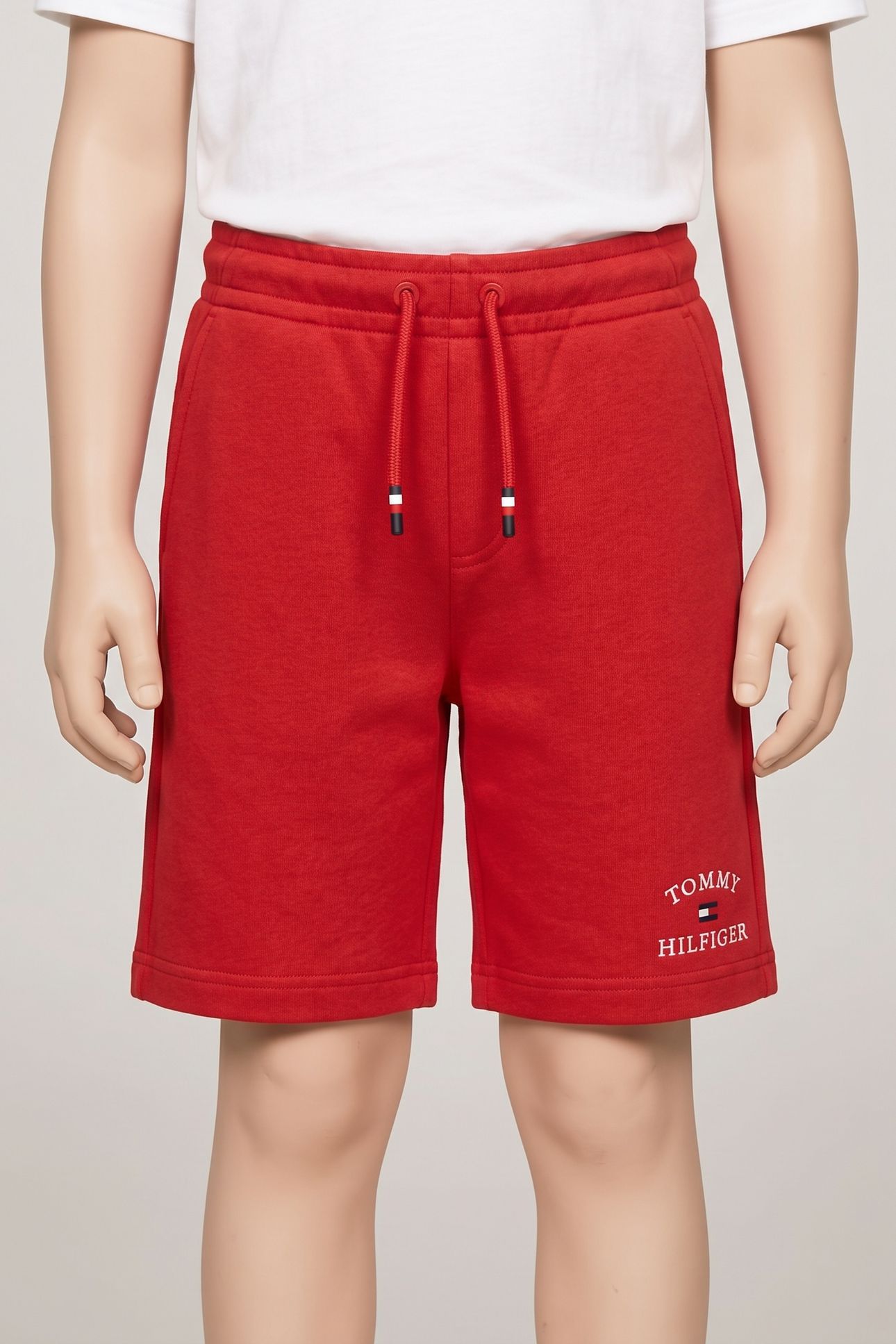 BOYS KB LOGO SWEATSHORT FIERCE RED 1