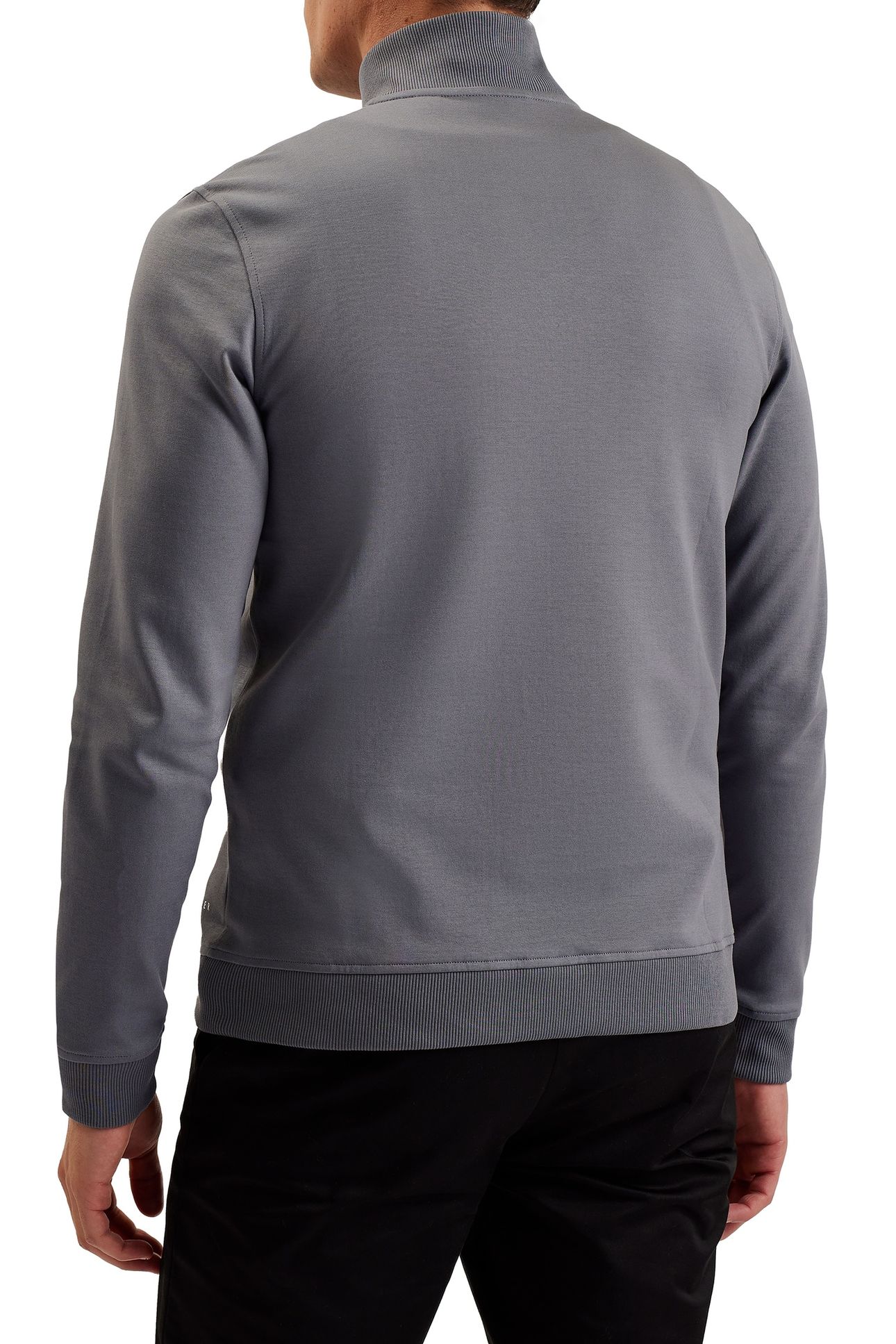 ANTRAM LS HALF ZIP FUNNEL NECK CHARCOAL 2