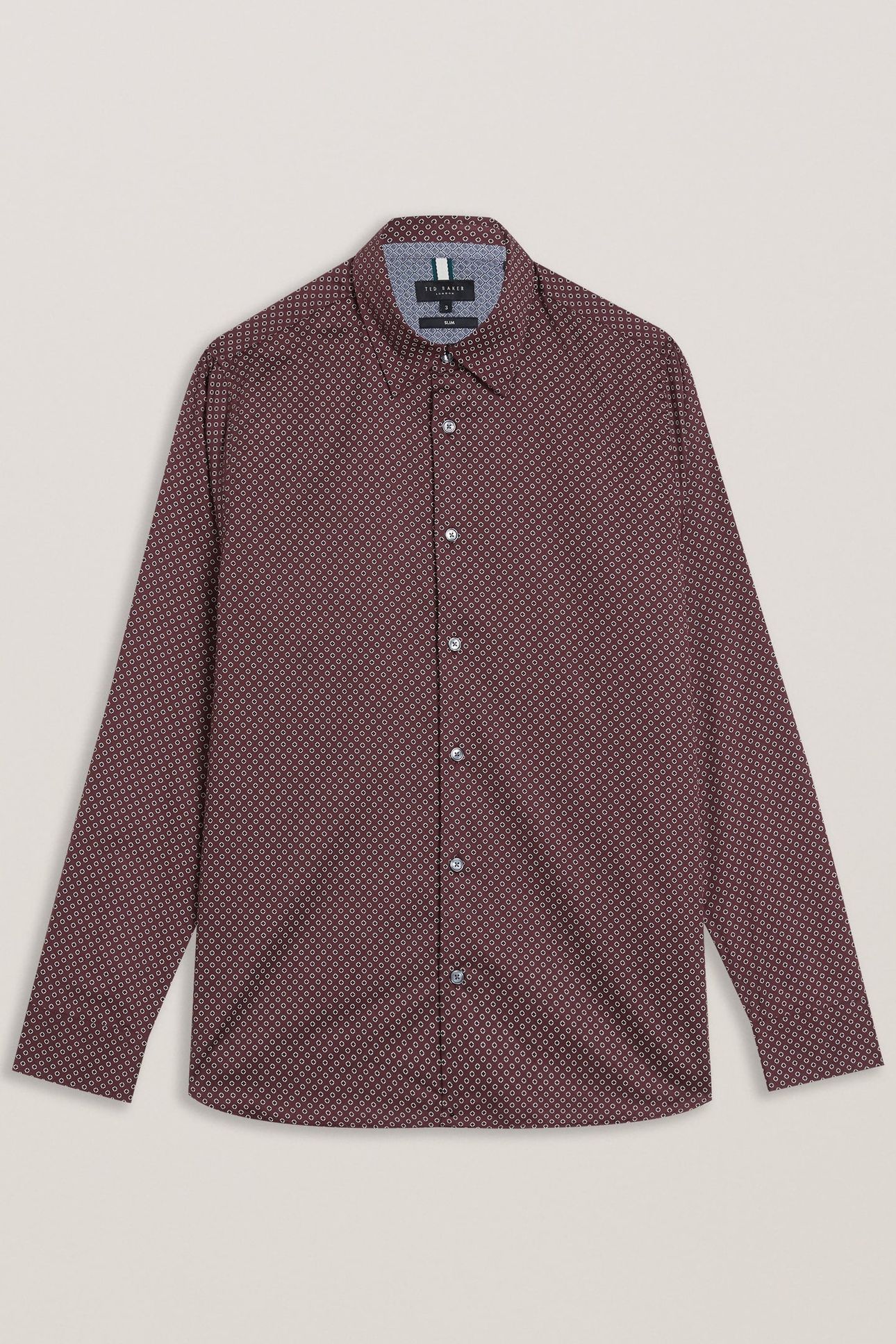 ROWETT LS SLIM MINI DIAMOND GEO PRINT RED 3