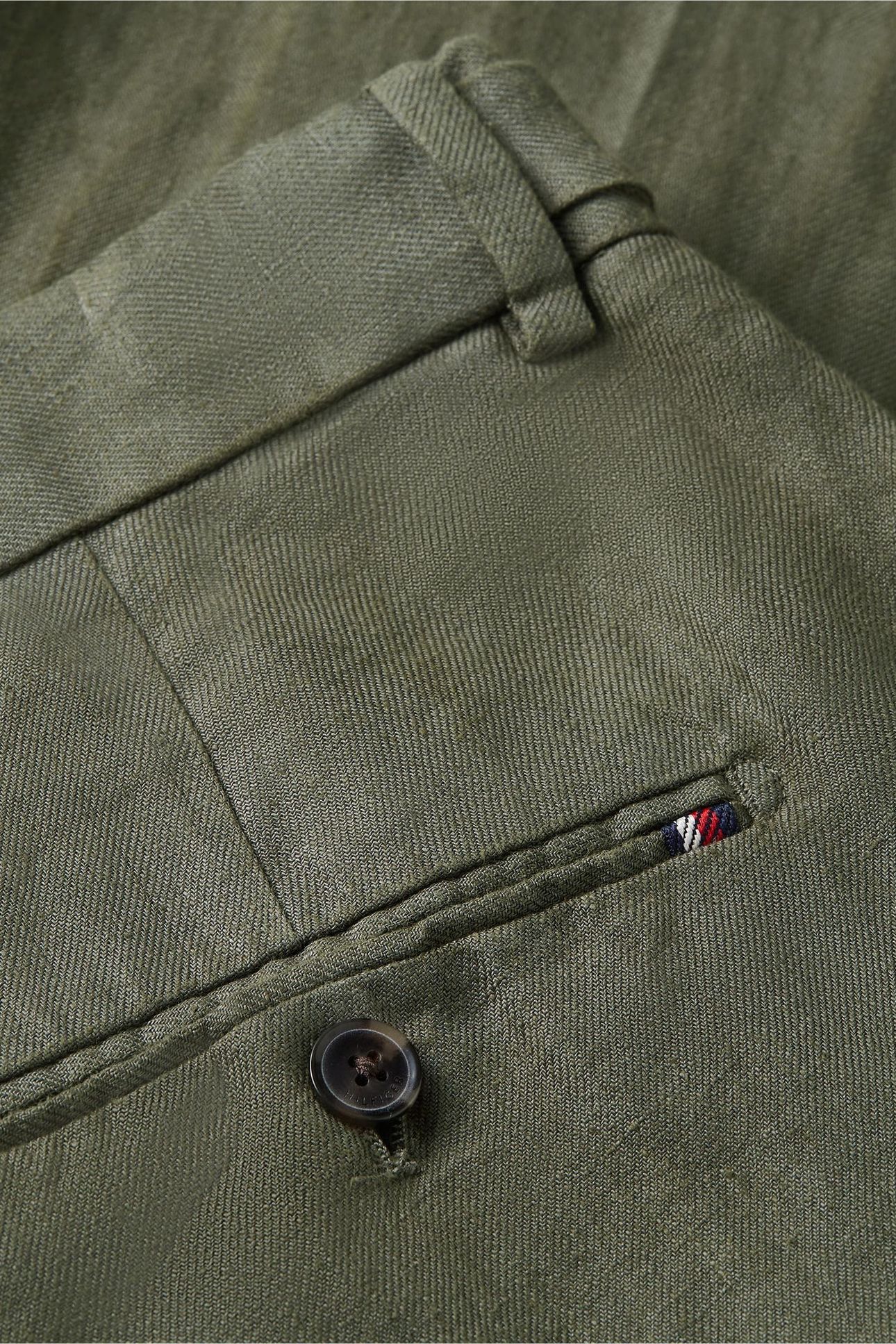 DC GMD LINEN PANTS PLATINUM OLIVE 3