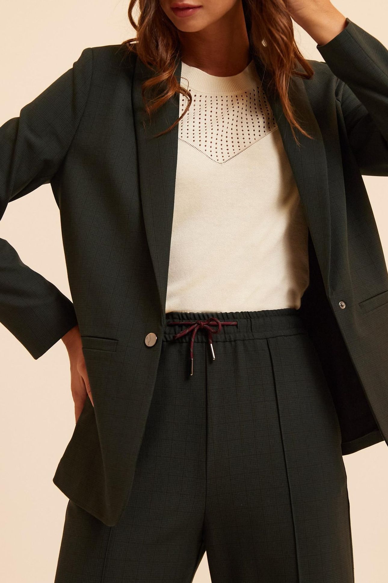 GREEN CHECKED SUIT JACKET 7