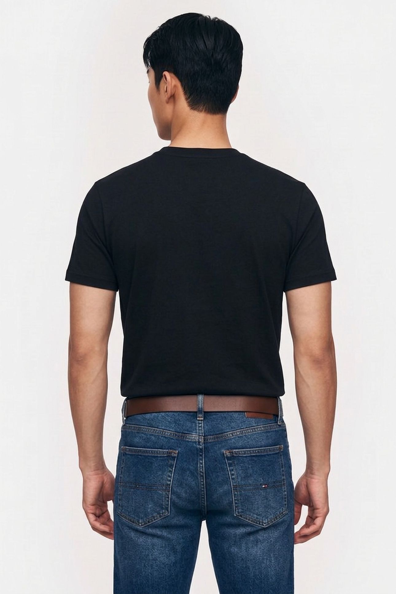 TJM SLIM ESSENTIAL TEE BLACK 2