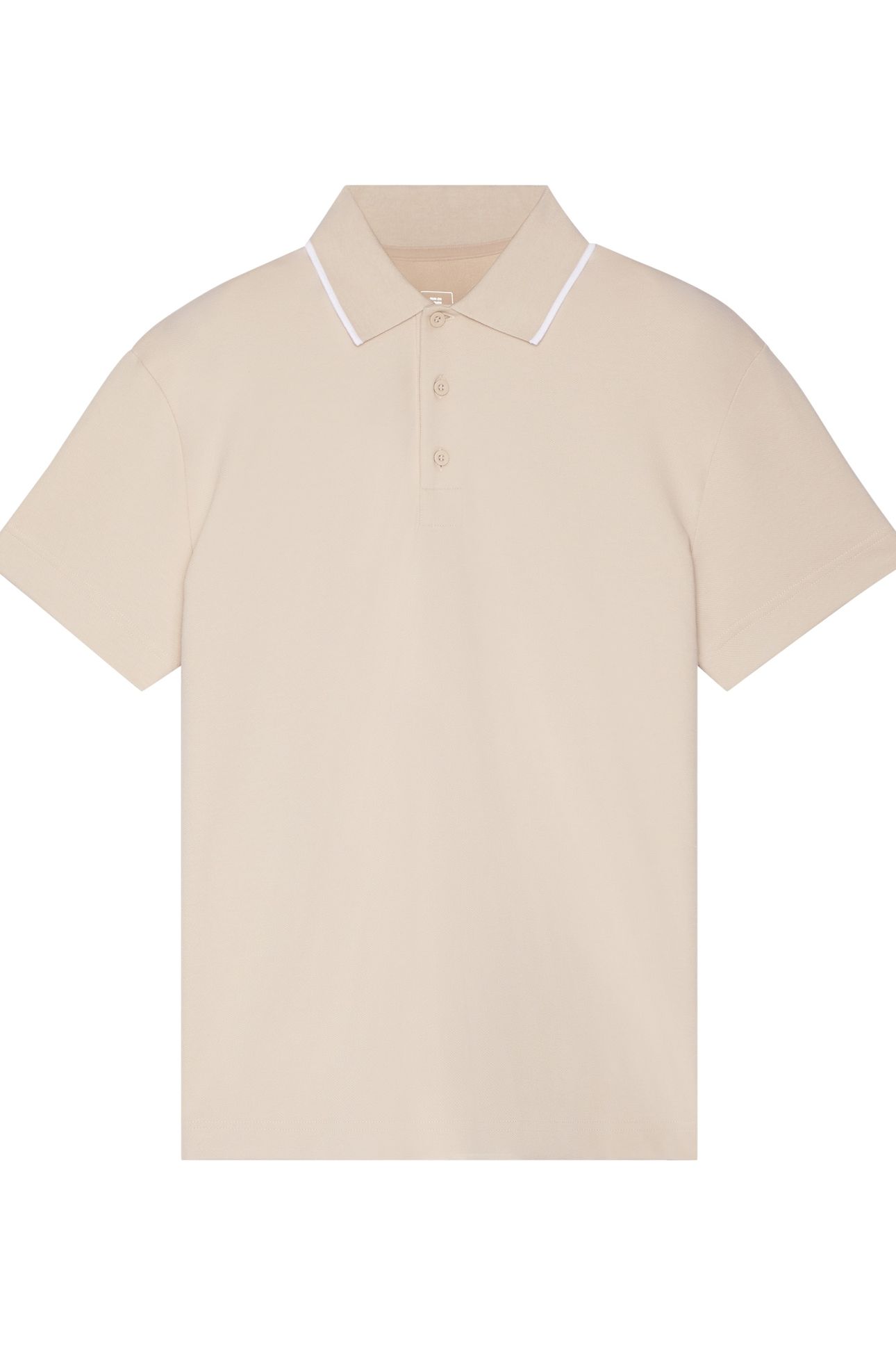 COURTSIDE POLO 1 SAND | WHITE 3