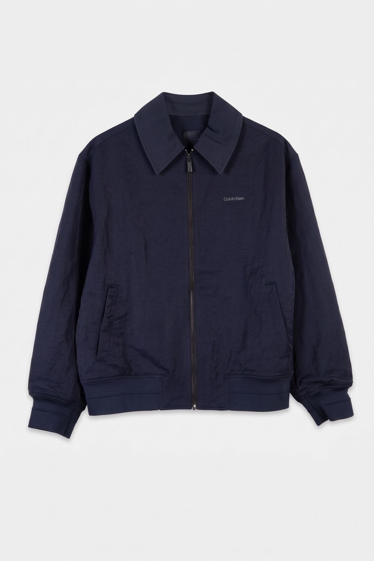 LS NYLON COLLARED JACKET DARK SAPPHIRE 3