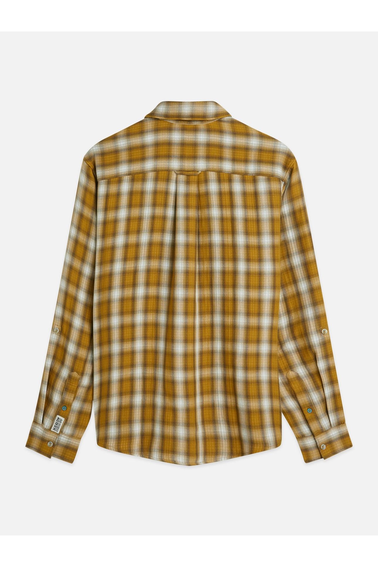 DOUBLE CLOTH CHECK RELAXEDFIT SHIRT MED YELLOW 2
