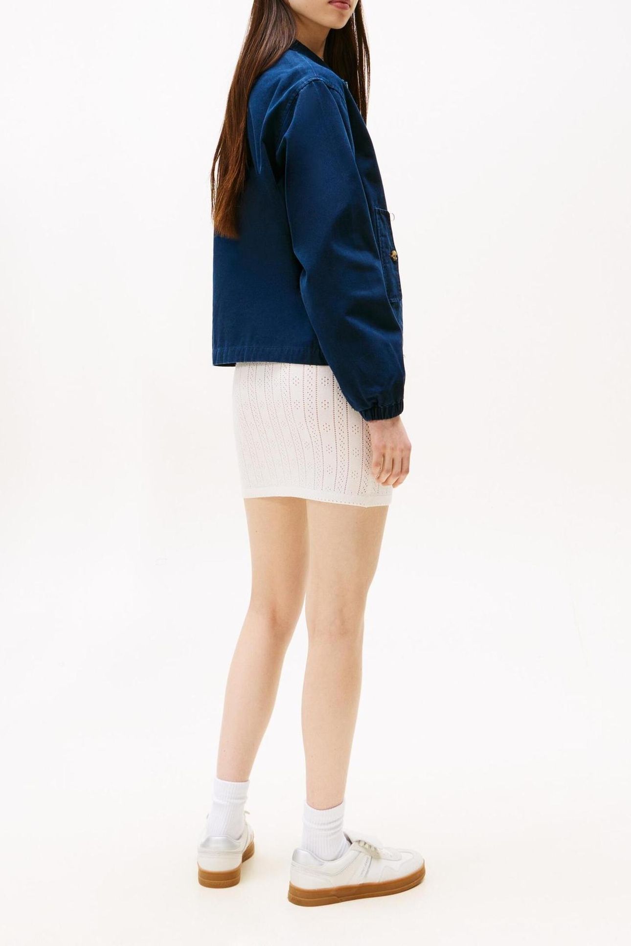 TJW REG ZIP COTTON JACKET DARK NIGHT NAVY 3