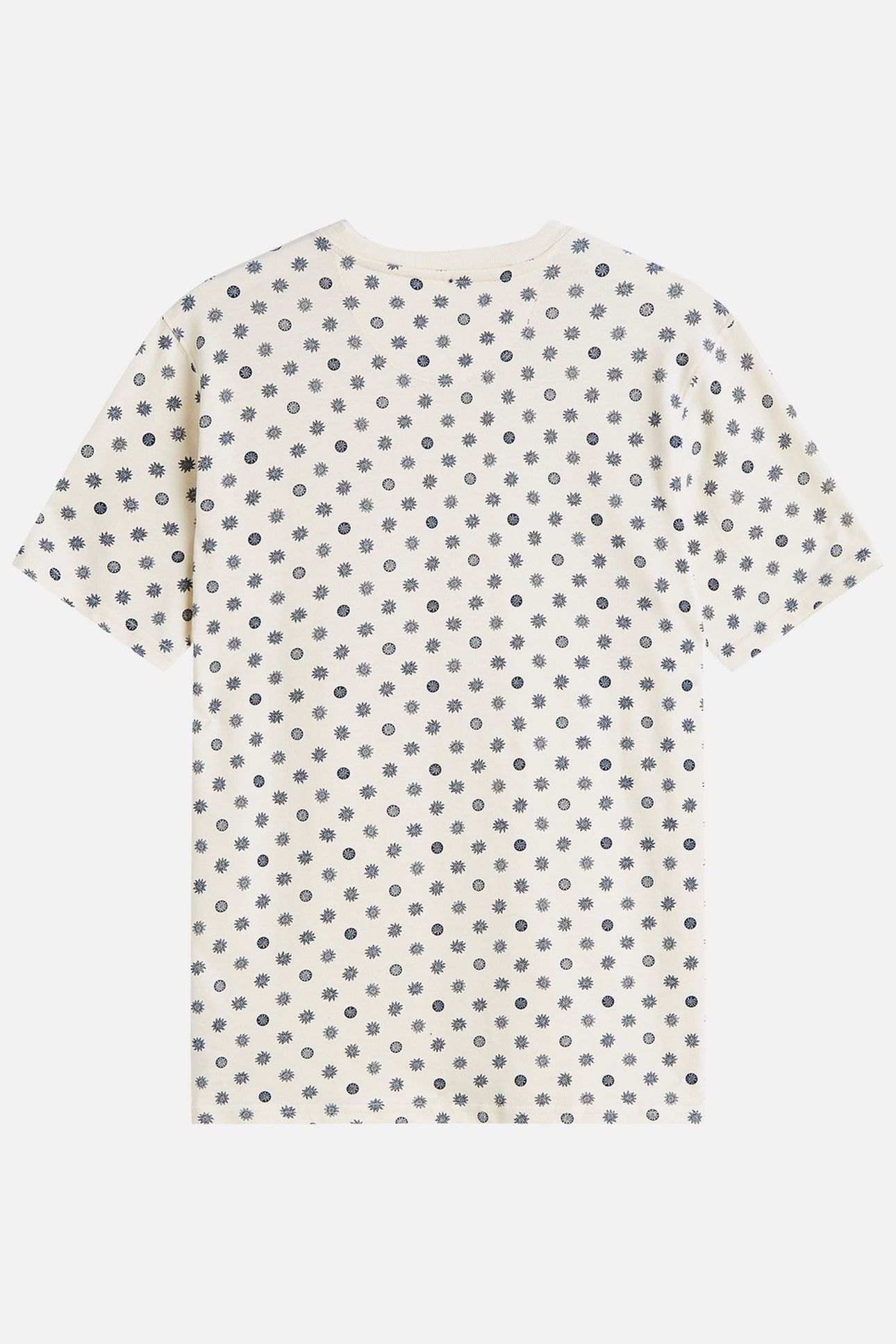 MICRO-PRINTED REGULAR-FIT T-SHIRT LIGHT BEIGE 5