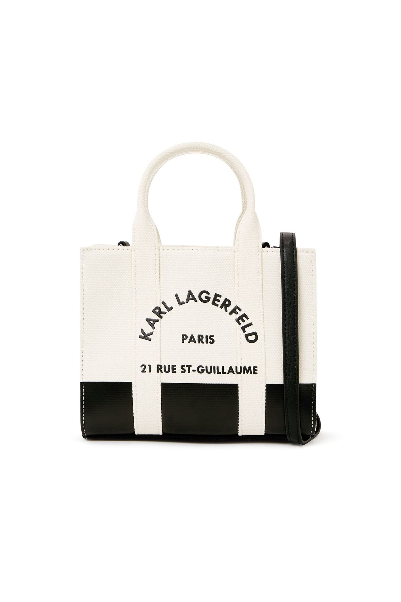 RSG SQUARE MN TOTE WHITE/BLACK 2
