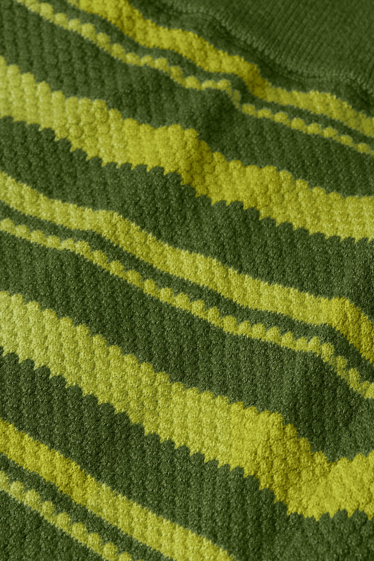 TEXTURED STRIPE KNITTED TROUSERS GARDEN GREEN 7