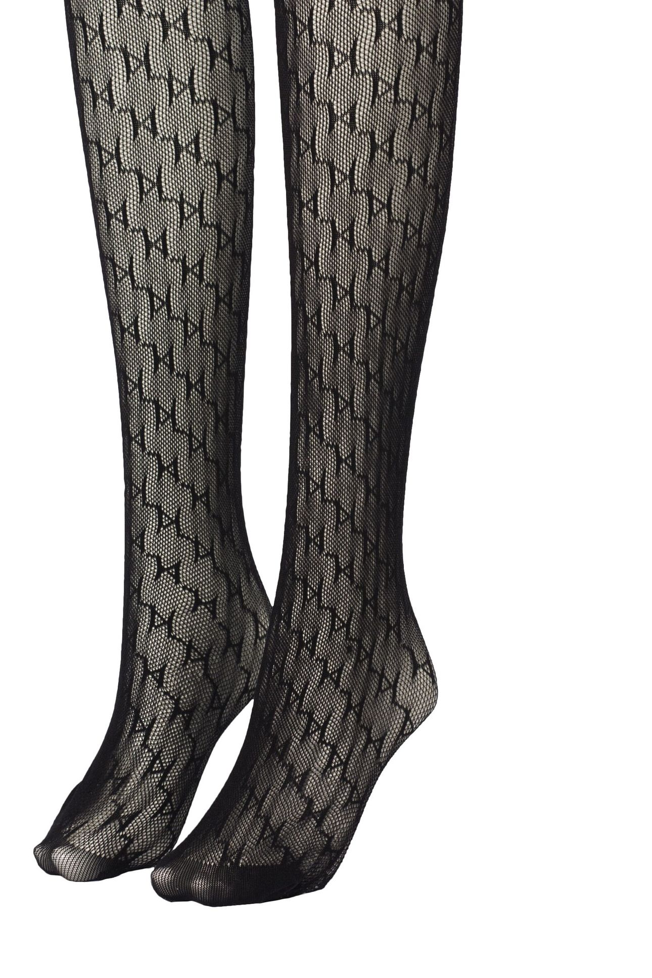 K/MONOGRAM PARTY TIGHTS BLACK 3