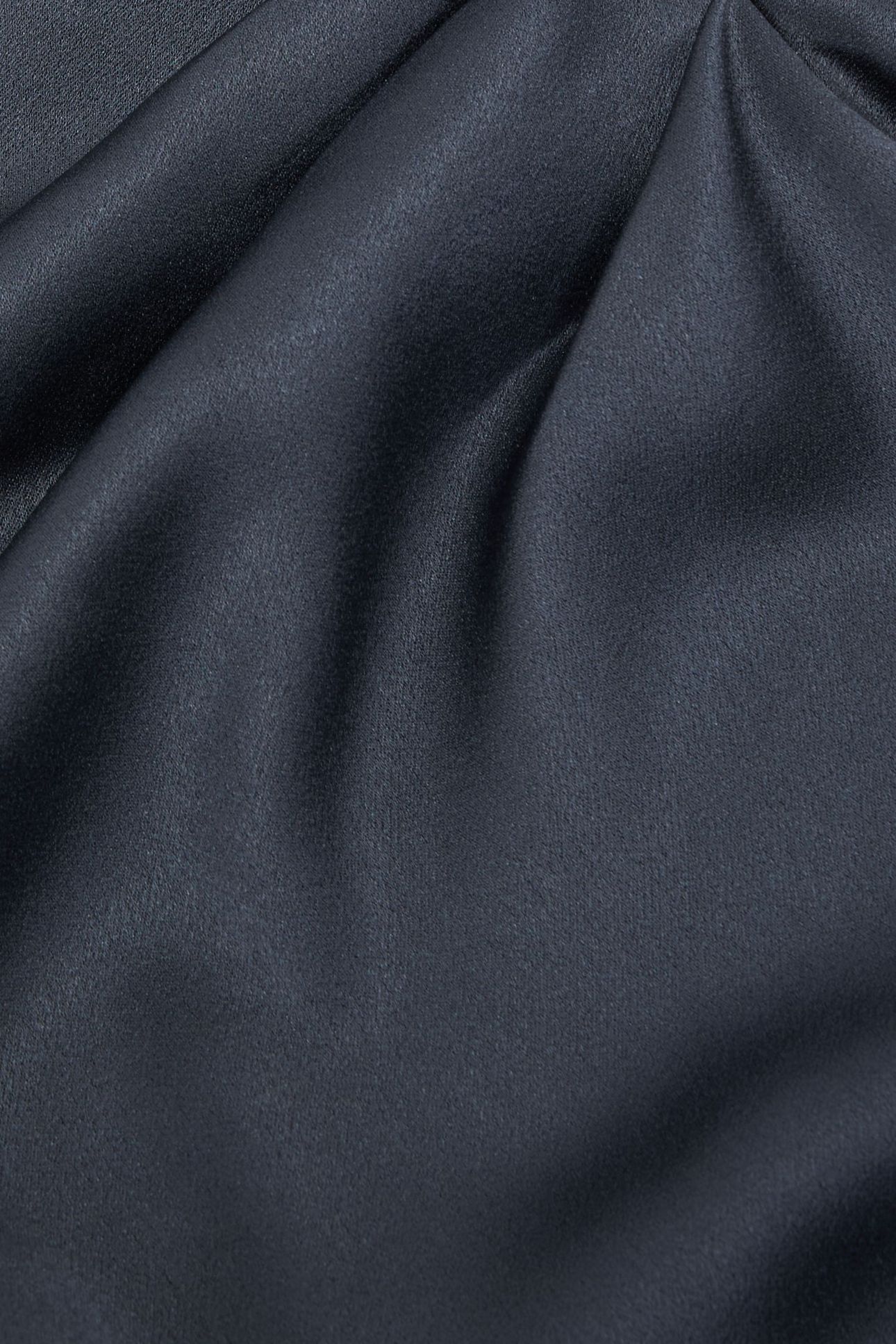 SATIN DRAPE DETAIL MIDI DRESS SLATE GREY 6