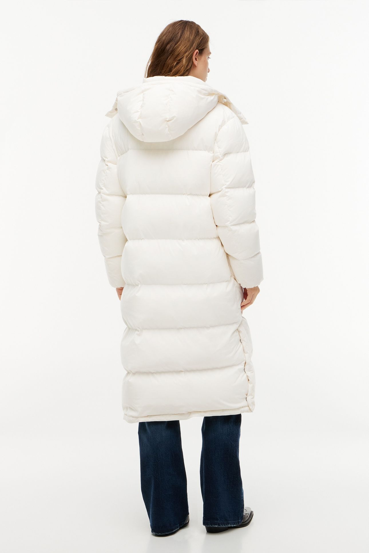 ALASKA LONG PUFFER COAT WHITE 2