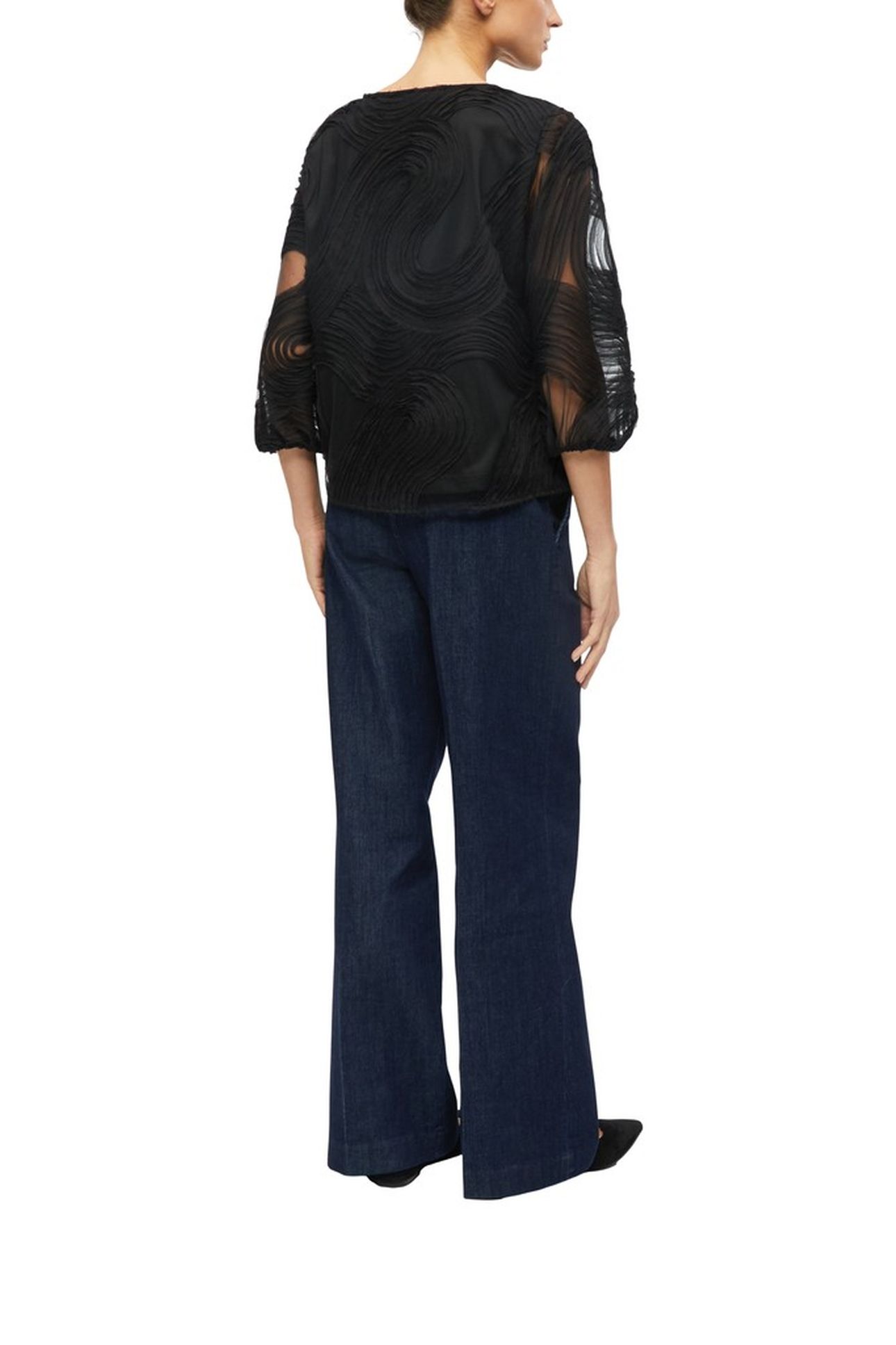 S.OLIVER BLOUSES BLACK 2