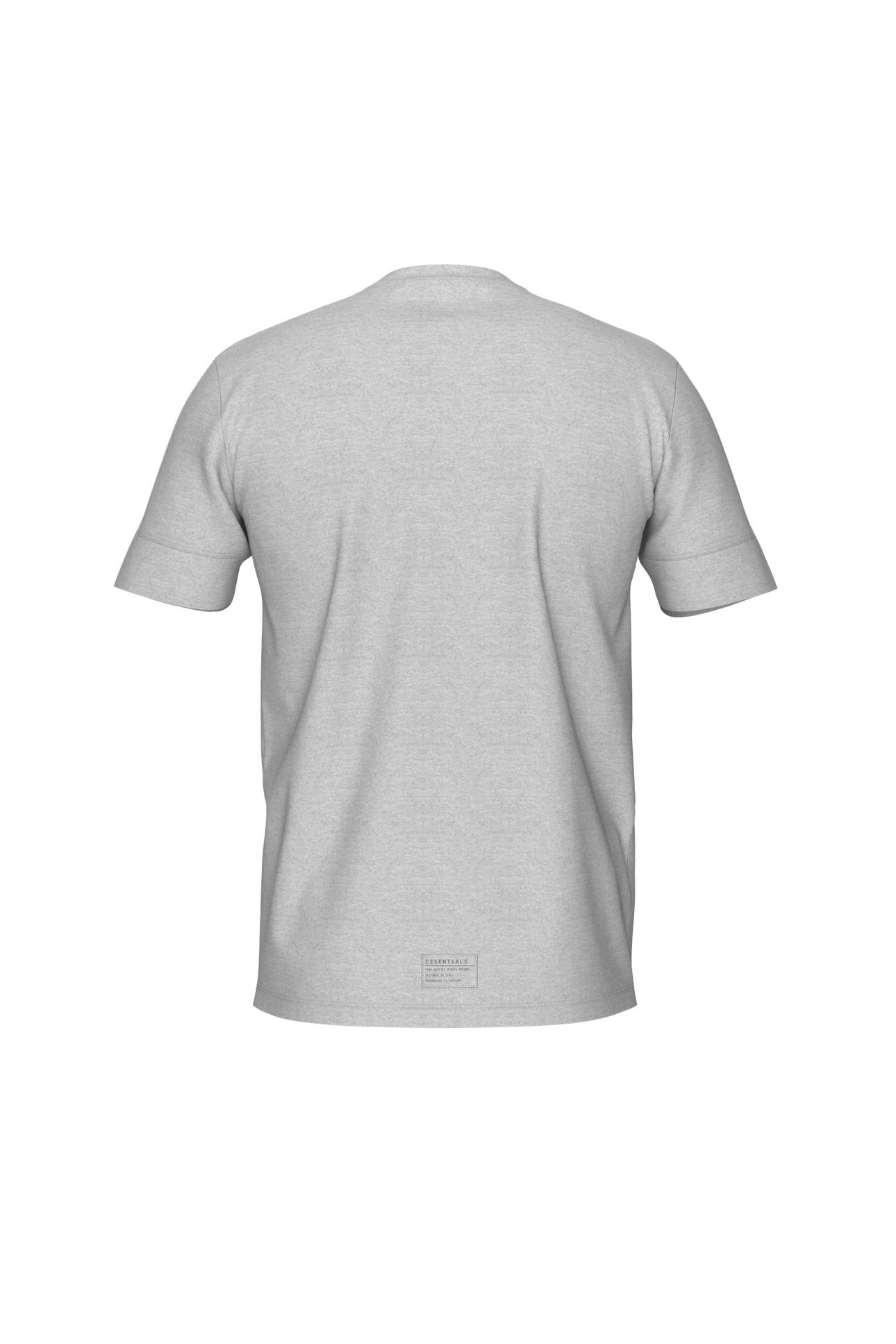 UNISEX TEAM ESSENTIAL T-SHIRT MEDIUM GREY HEATHER 4
