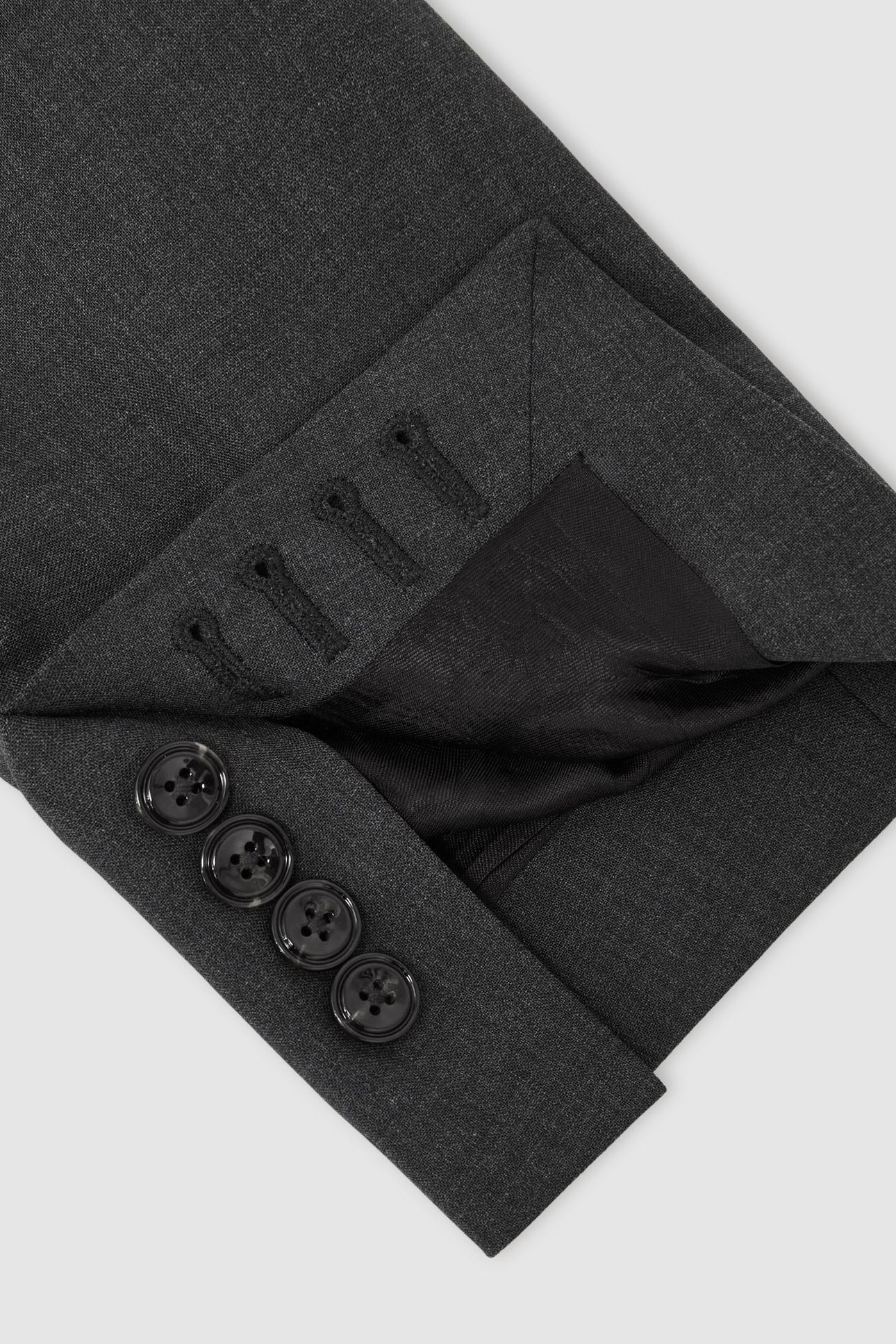 SB 2B NOTCH PLAIN BLAZER GREY 7