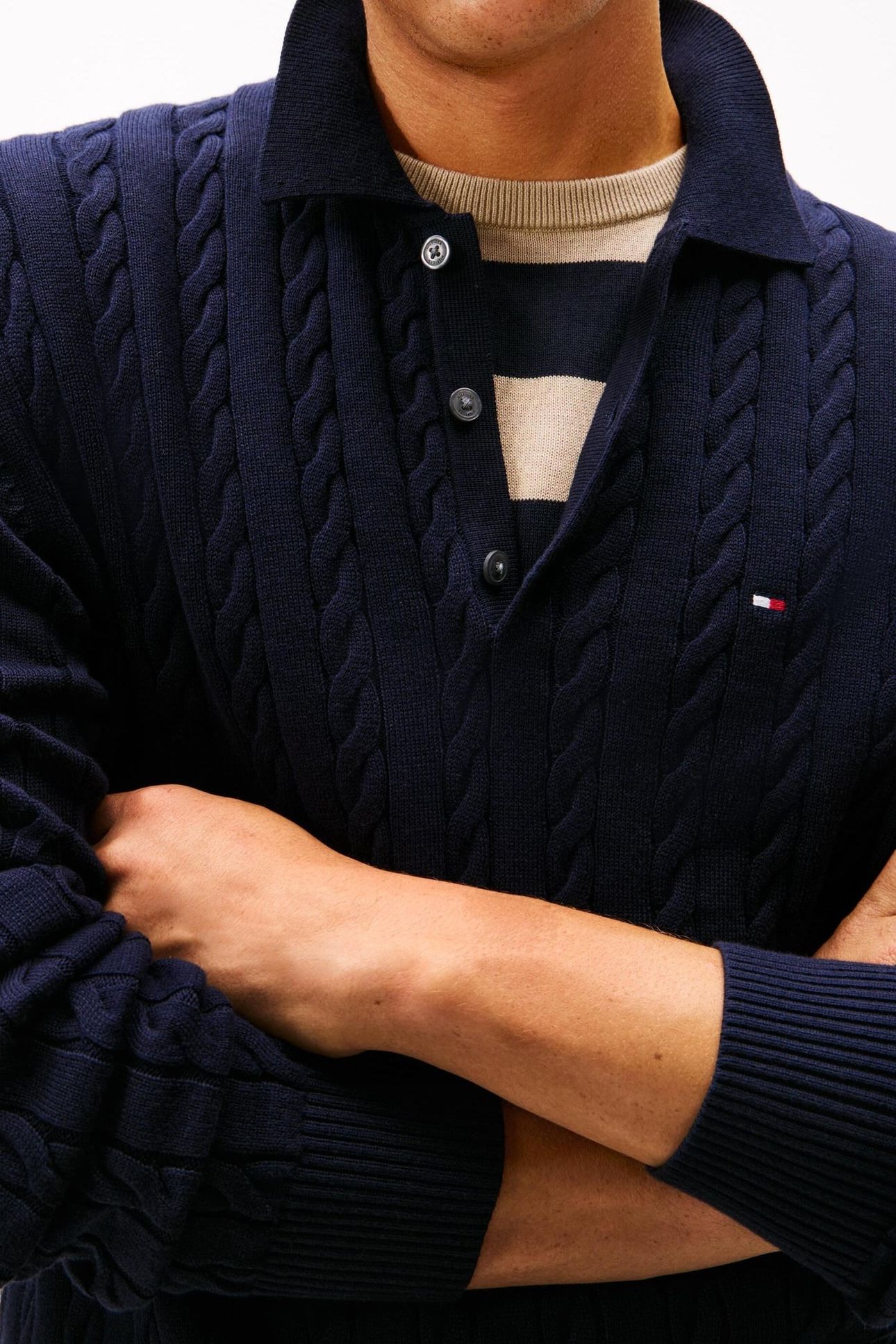 CLASSIC COTTON CABLE NAVY BLUE 6