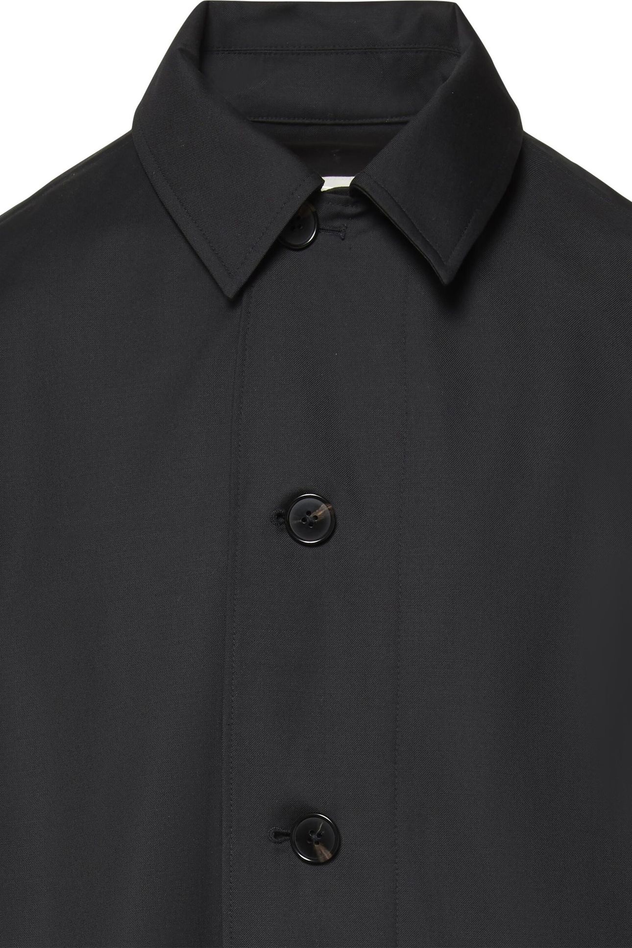 LS TECH WOOL BLEND COAT BLACK 3
