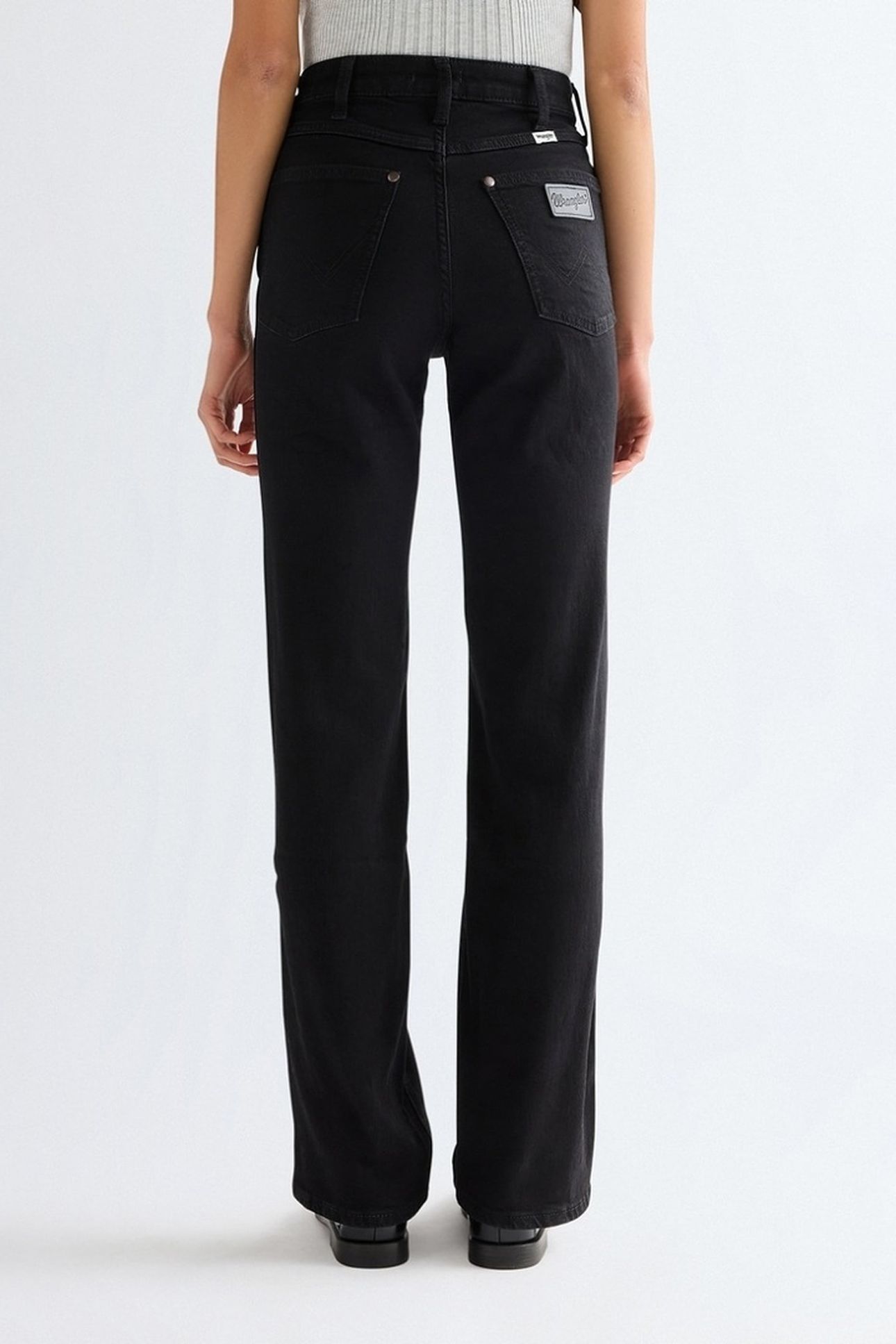 STRAIGHT BLACK JEANS DENIM BLACK 2
