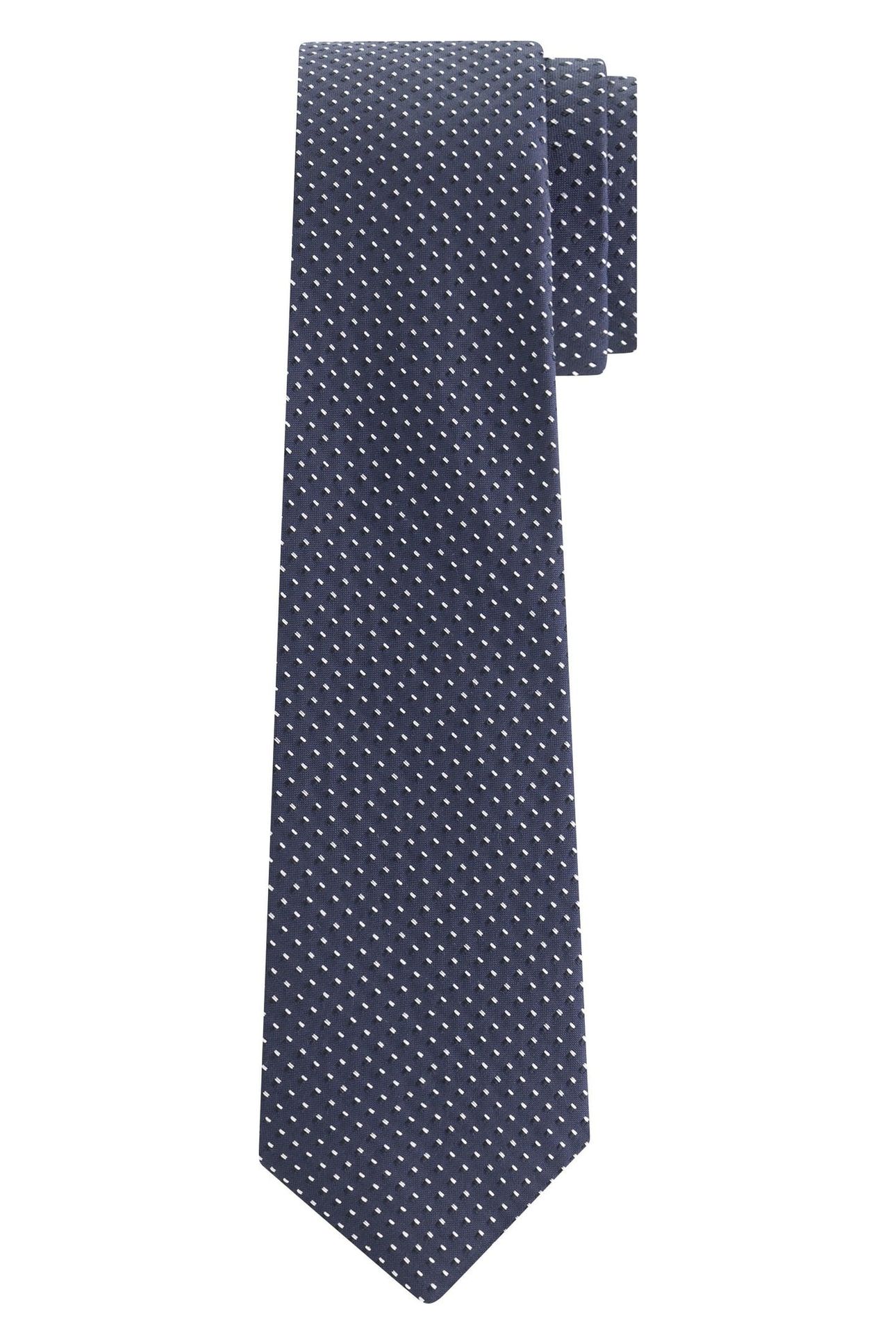 2 TONES SQUARE SILK TIE NIGHT SKY 1