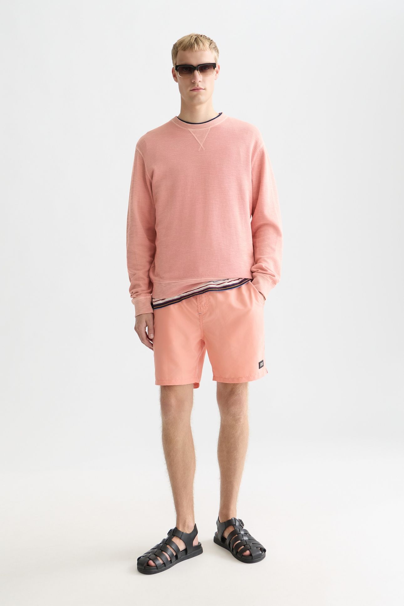 GARMENTDYED REGULARFIT SWEATSHIRT BRIGHT RED 3