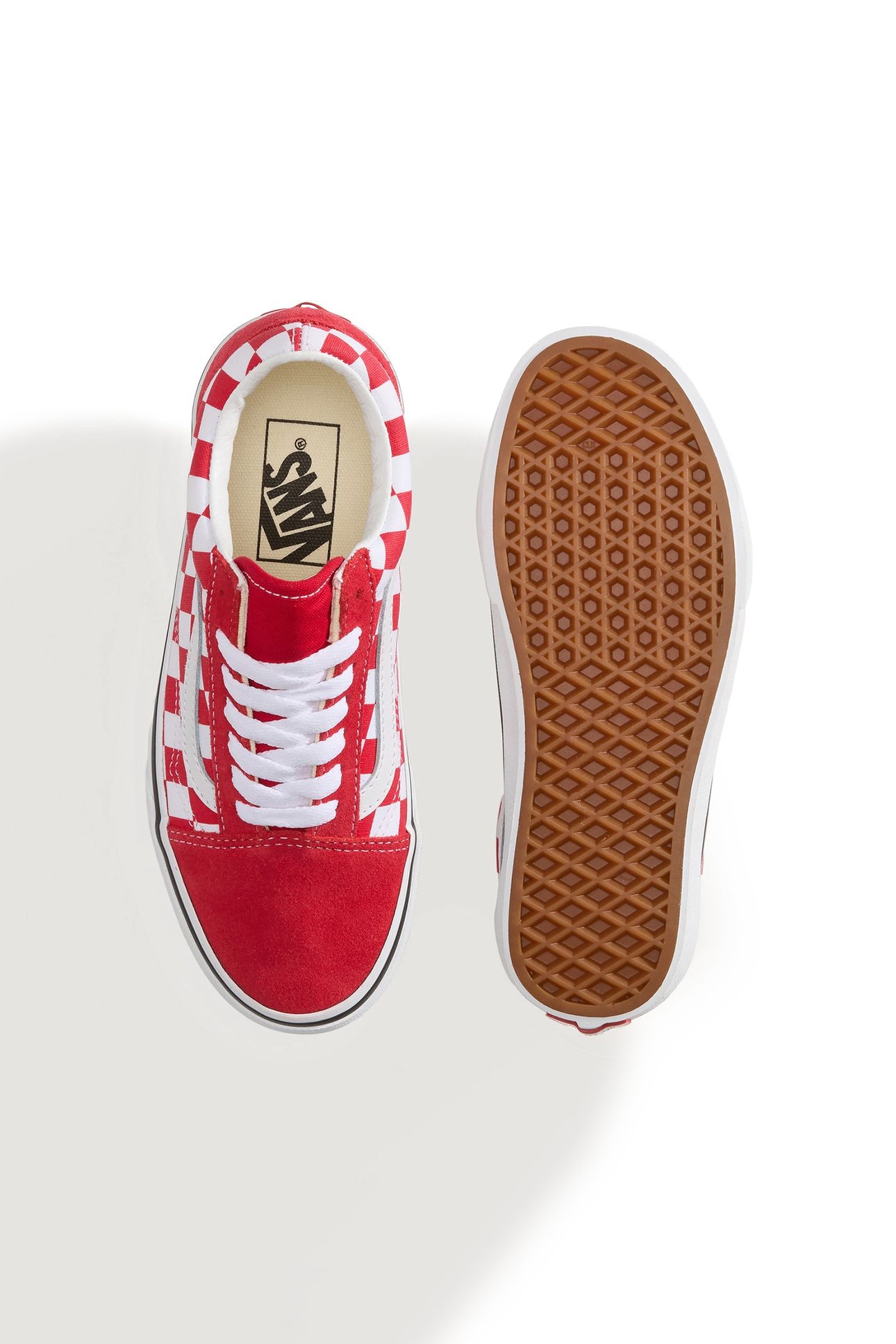 JUNIOR OLD SKOOL COLOR THEORY CHECKERBOARD RACING RED 5