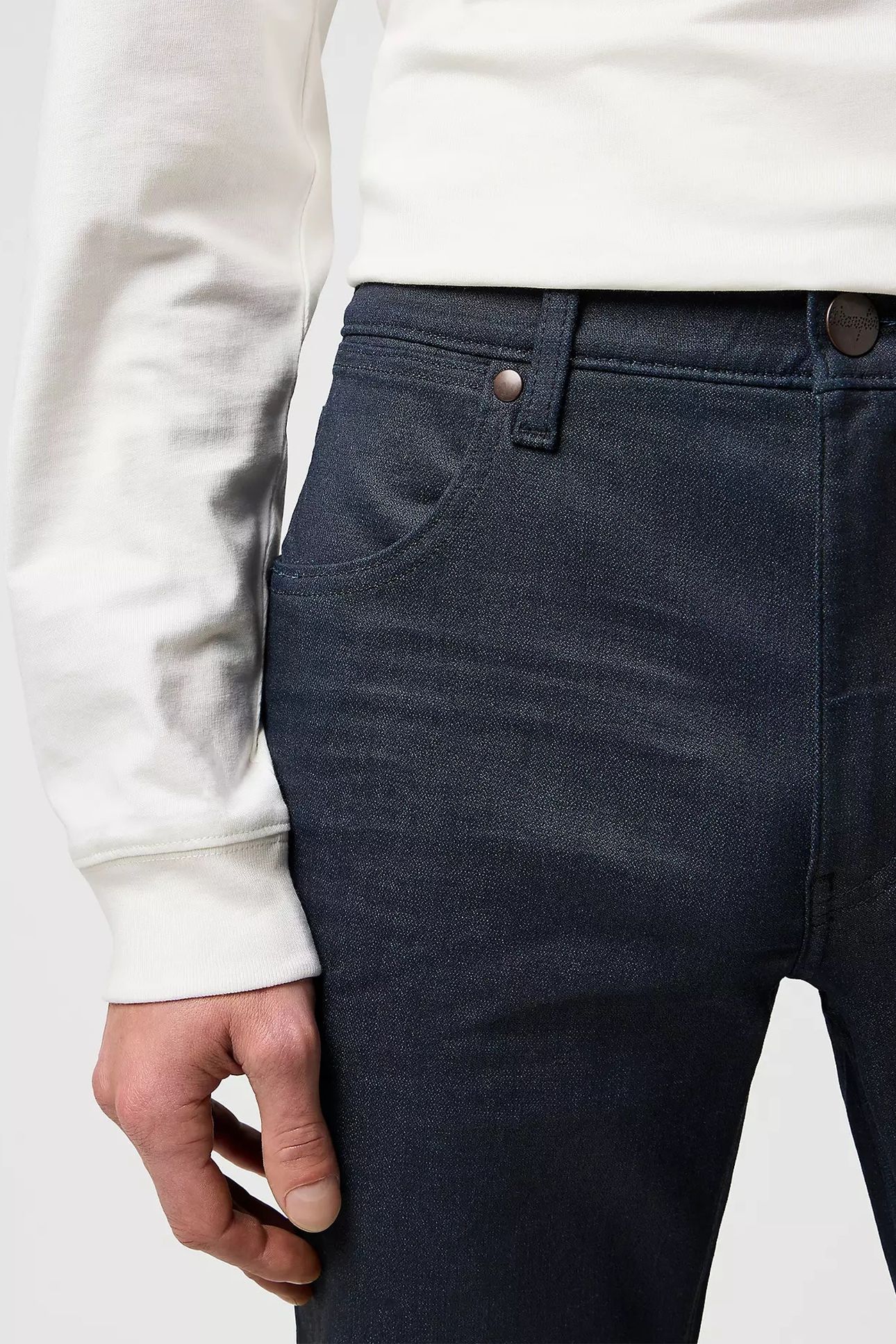 GREENSBORO INDIGO COATED JEANS DENIM GREY 4
