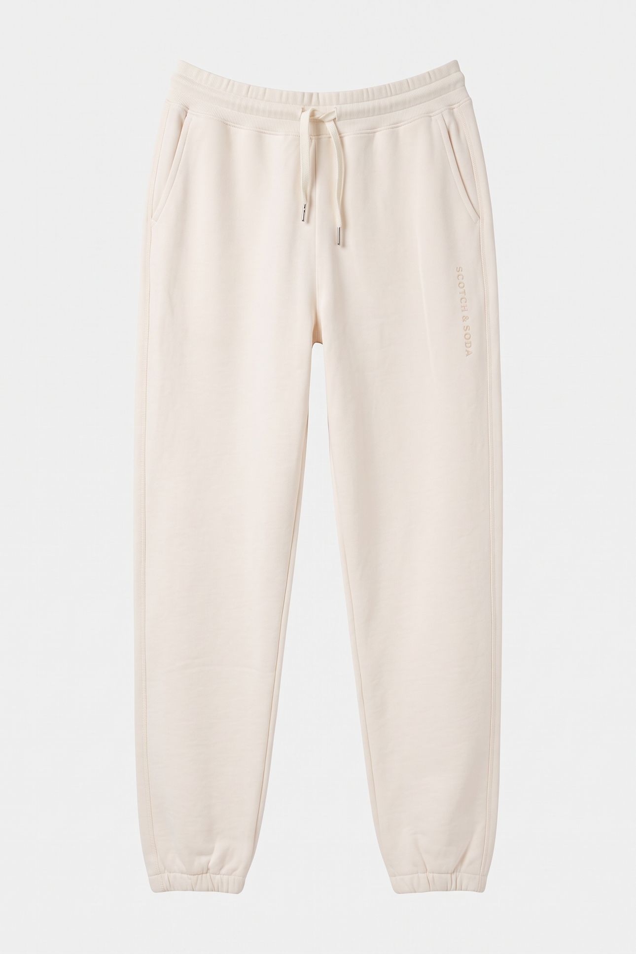 FLATLOCK RELAXED JOGGER PANTS OFF WHITE 3