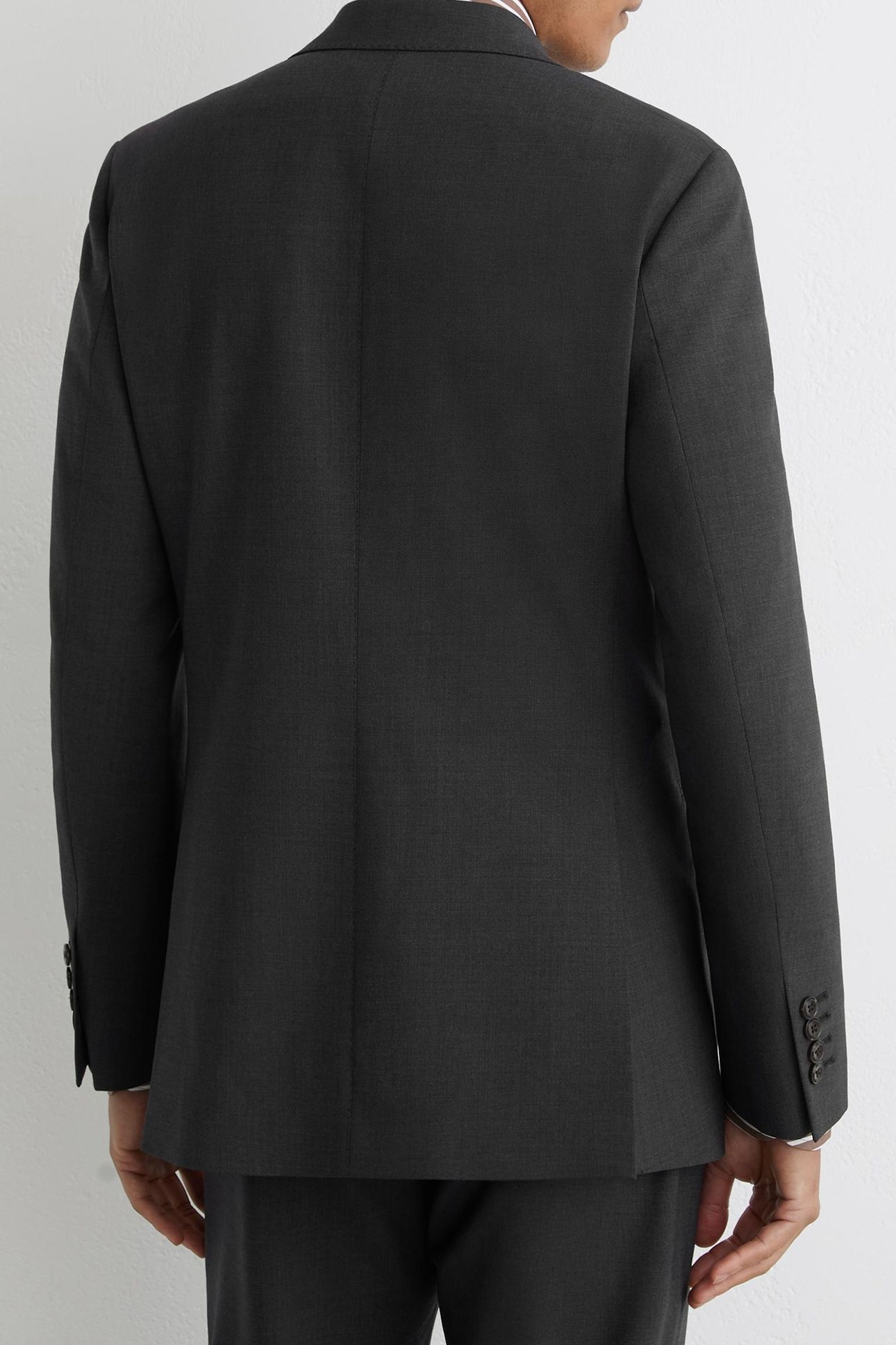 SB 2B NOTCH PLAIN BLAZER GREY 3