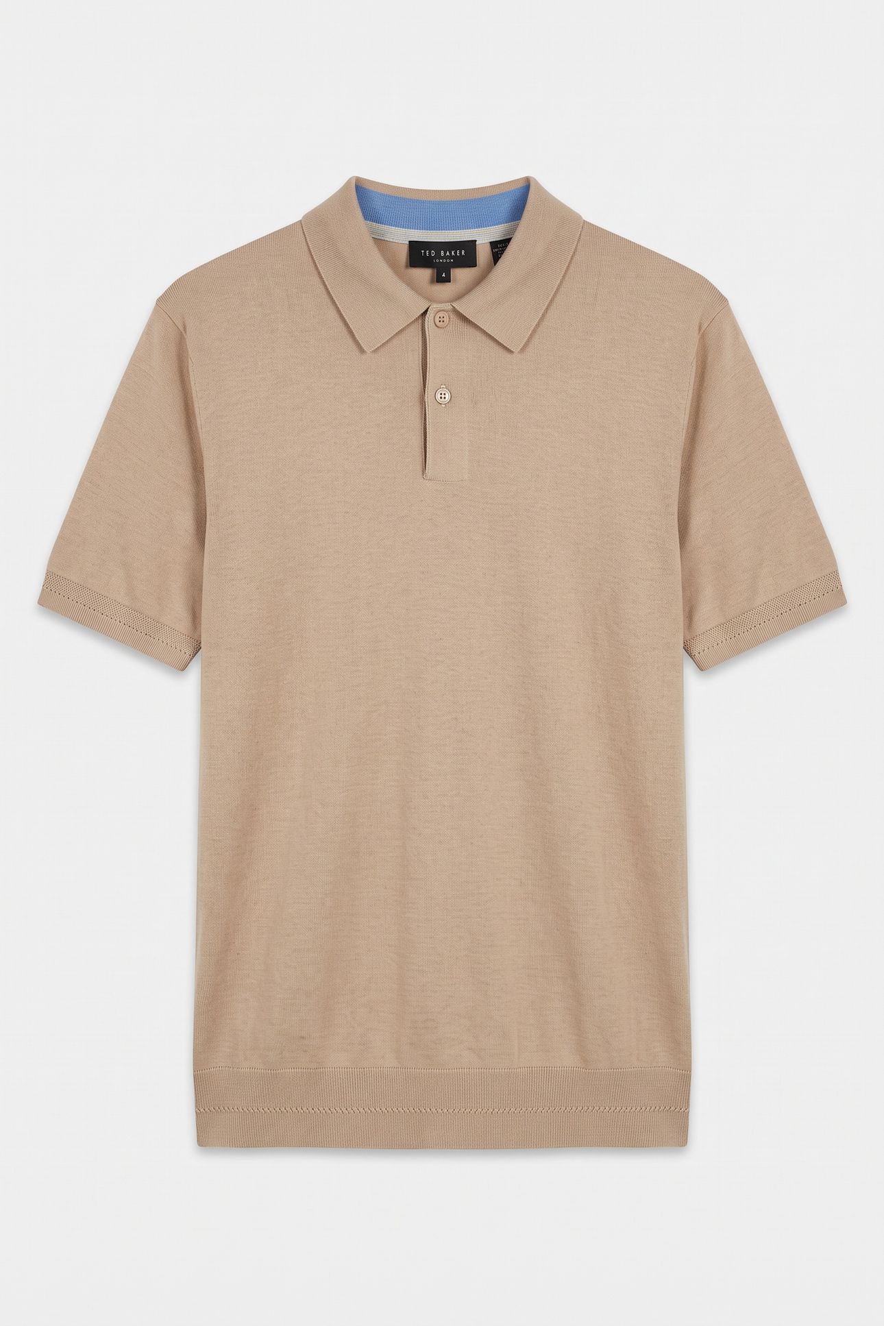 SS SILK COTTON POLO TAUPE 3