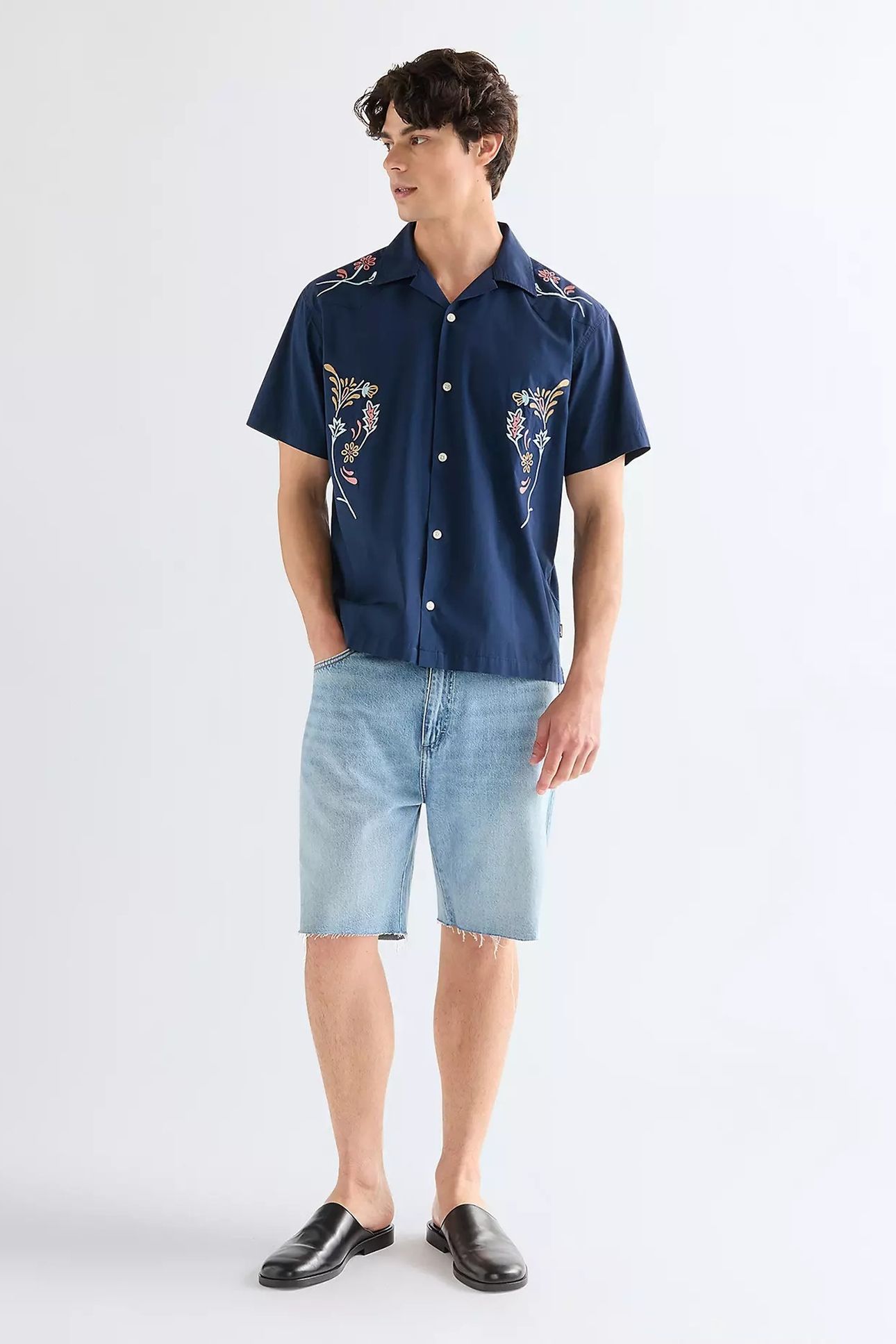 COWBOY SHORTS DAWN DENIM BLUE 3