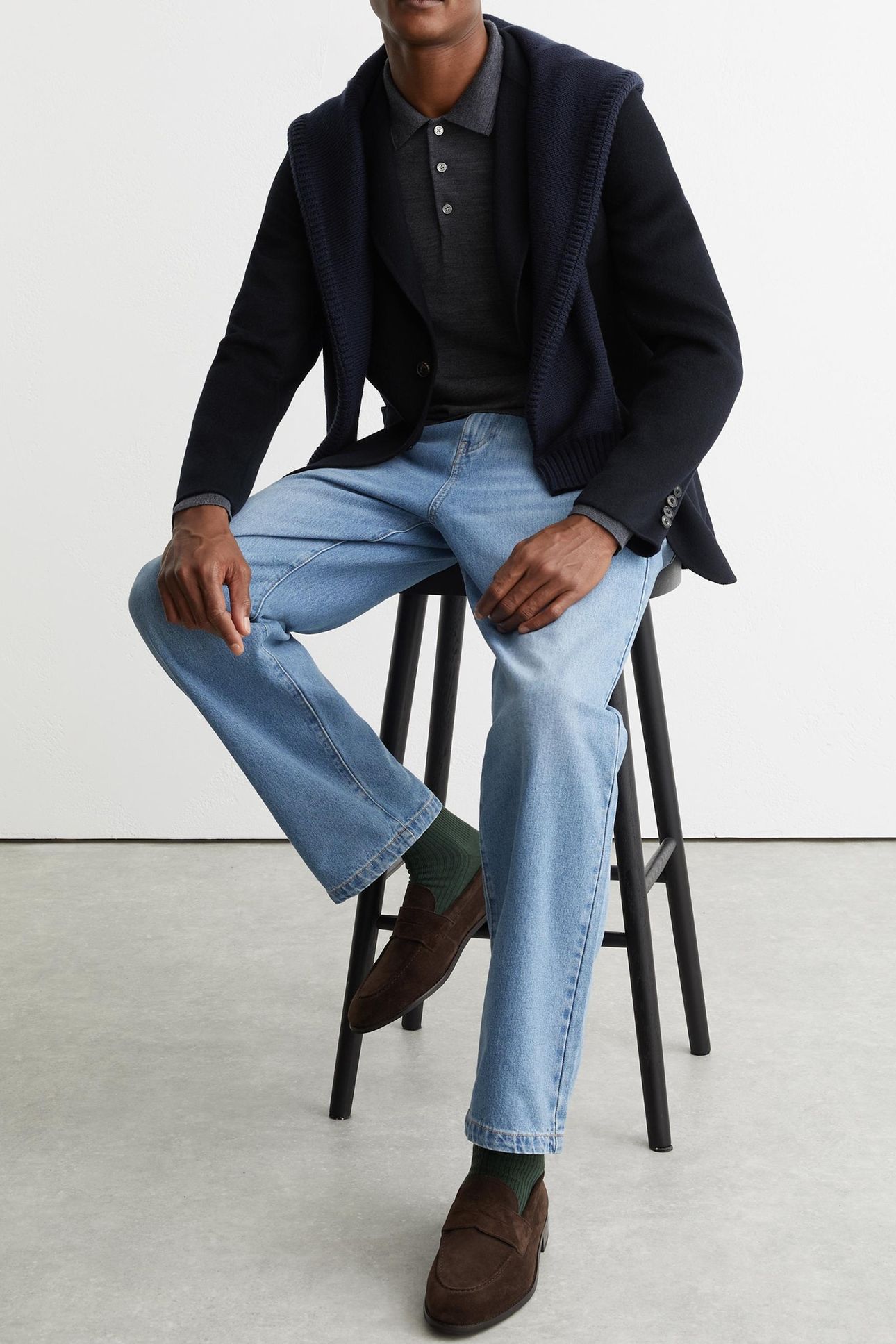 SB 2B NOTCH SPLITABLE WOOL BLAZER NAVY 2