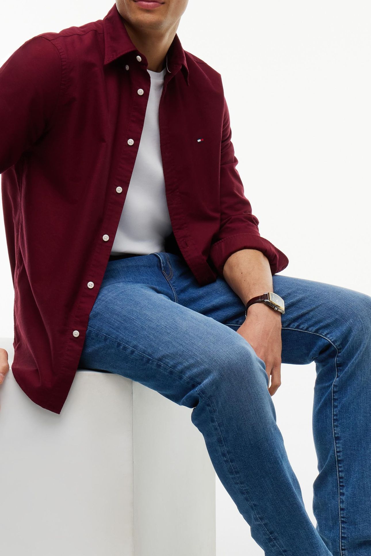 DENTON SLIM STRAIGHT JEANS DENIM 7