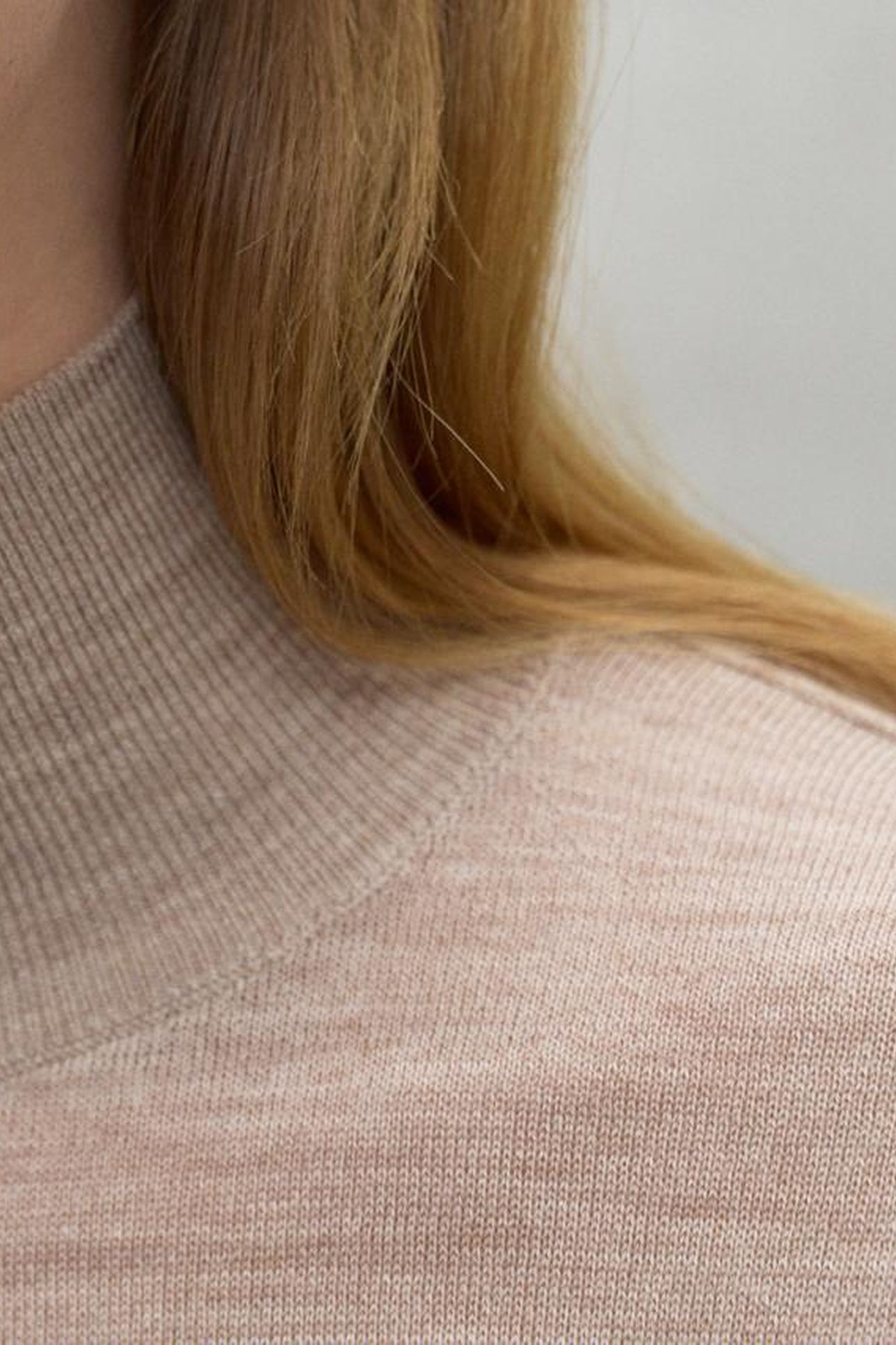 FAYAALF STRIPES KNIT DARK SAND MELANGE 5