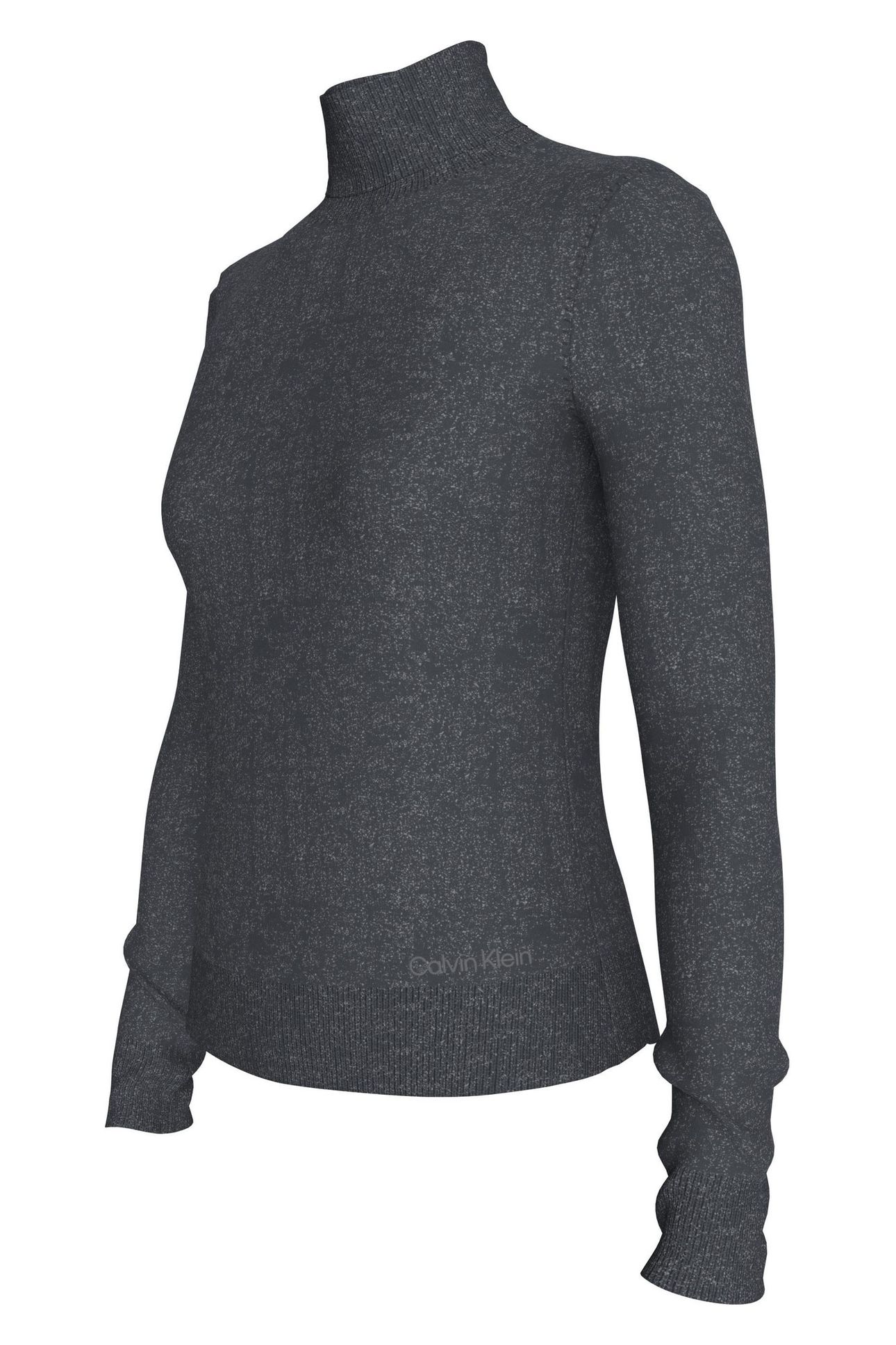 MERINO LUREX T NECK COAL 3