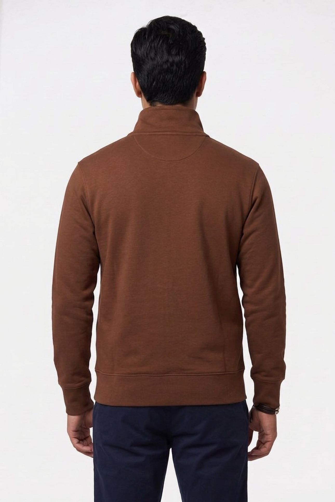 REG SHIELD FULL ZIP SWEAT MAHOGANY BROWN 2