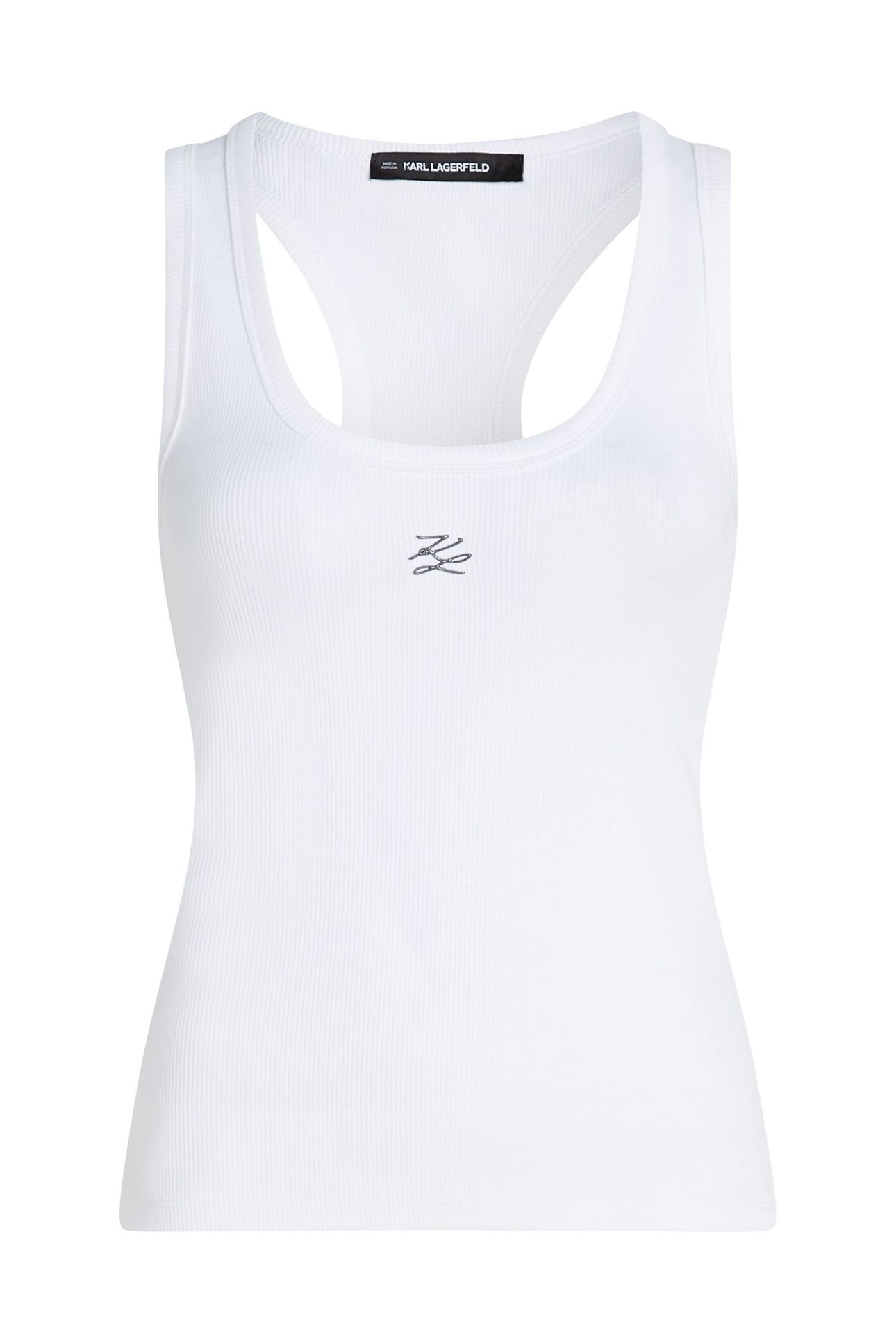 RIBBED TANK TOP WHITE 4