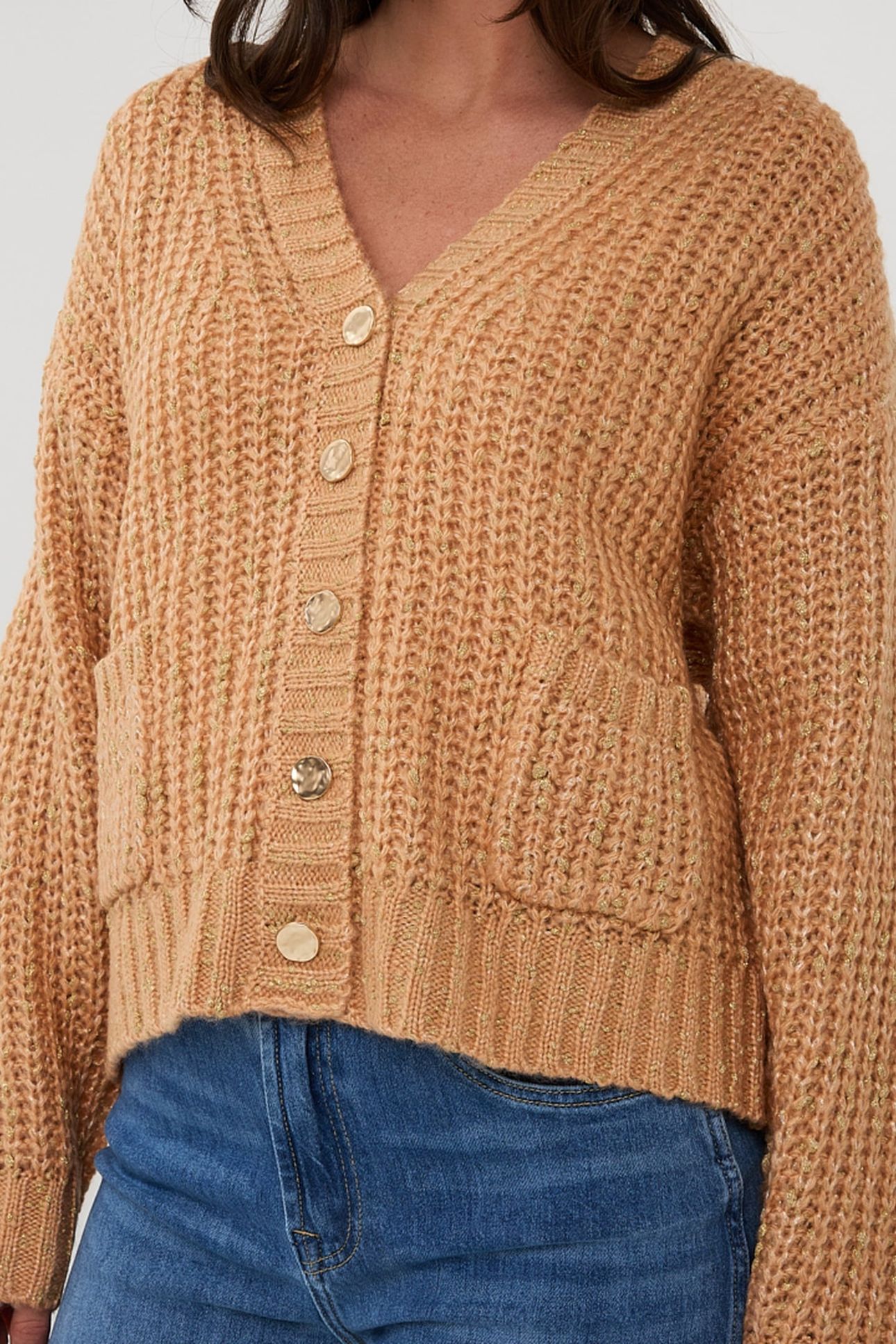 CARDIGAN OVERSIZE LUREX CANDY 7