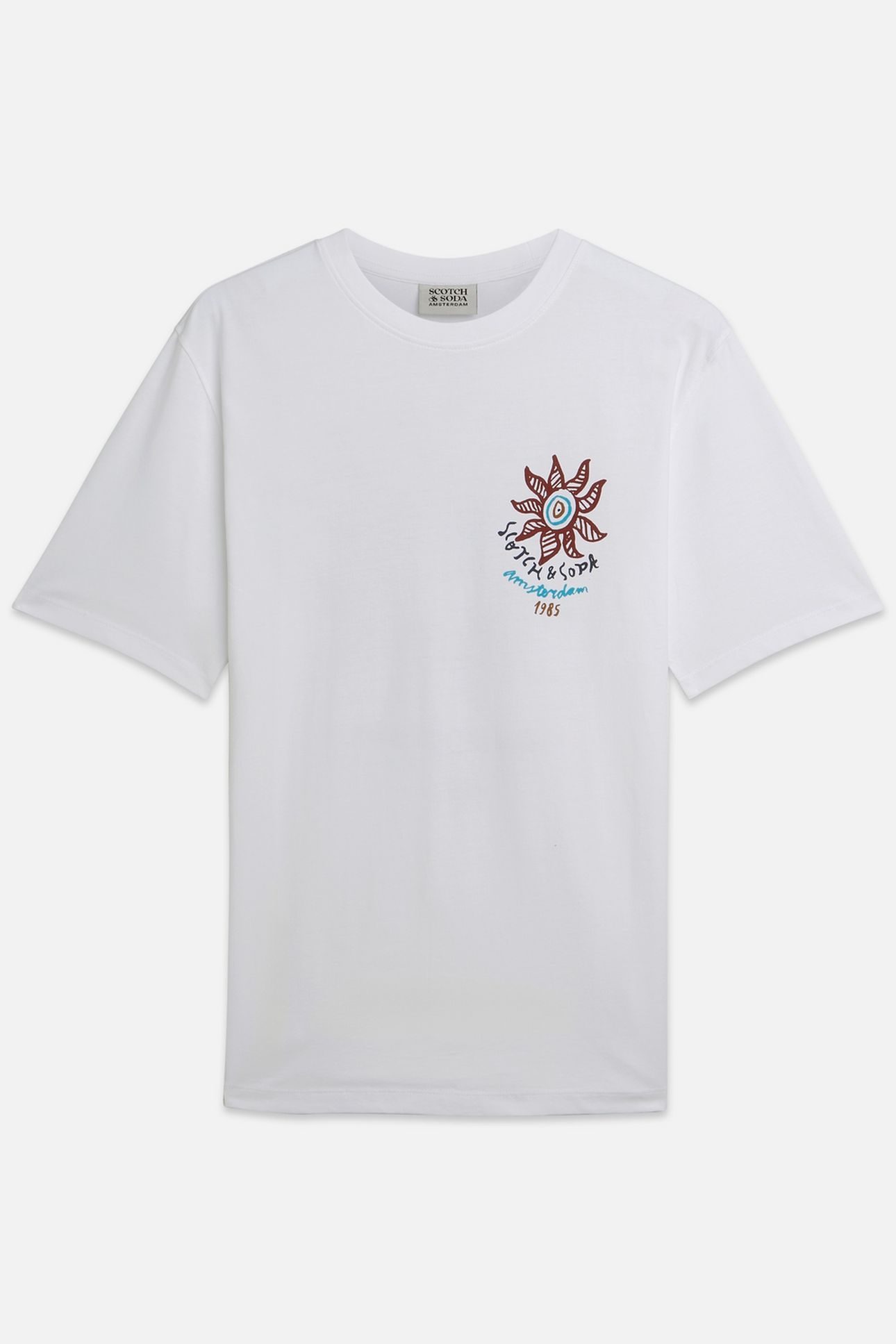 FRONT AND BACK ARTWORK REGULARFIT TSHIRT WHITE/PASTEL 4